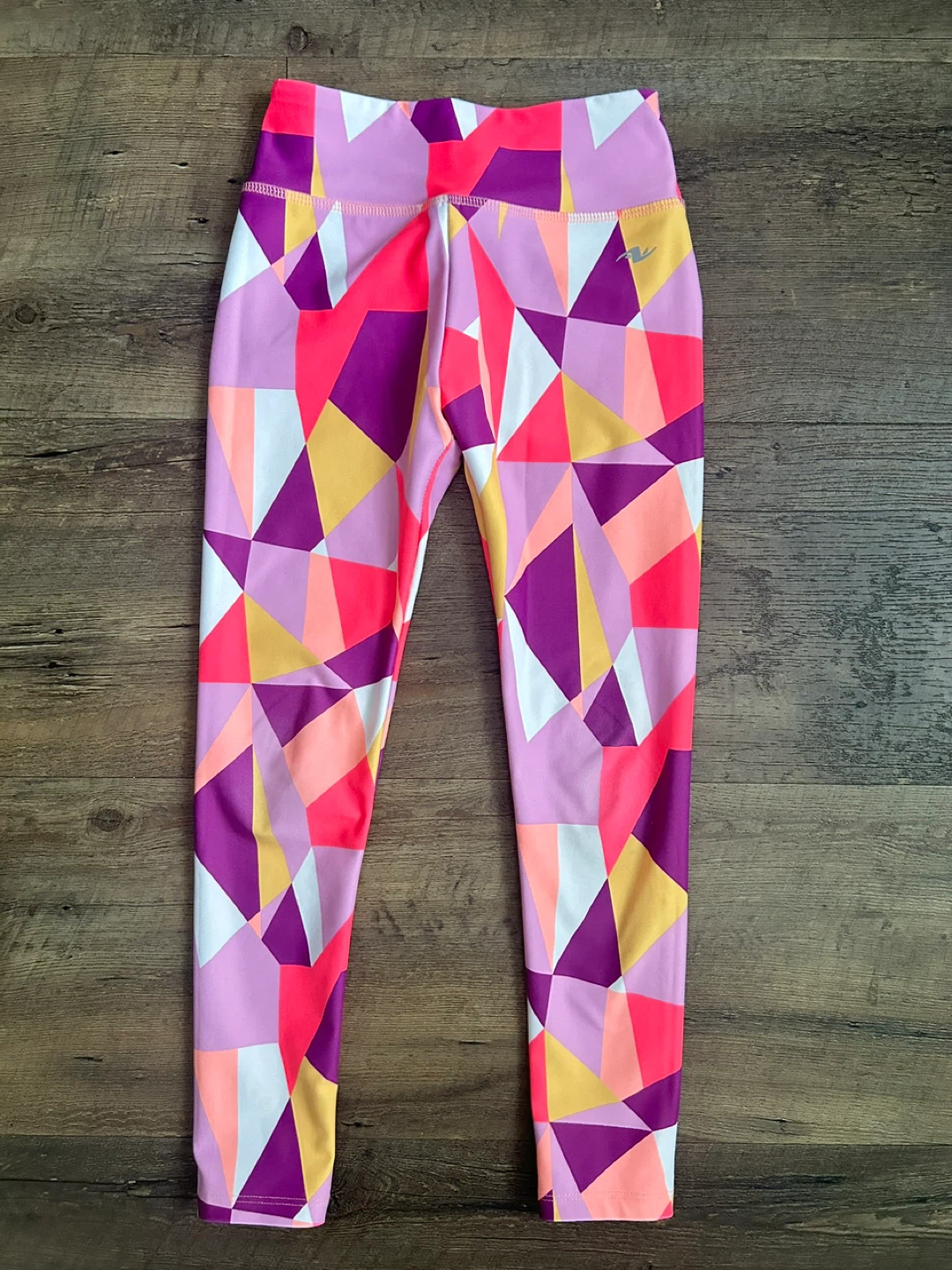Athletic Works Girls M (7-8) Geometric Print Leggings