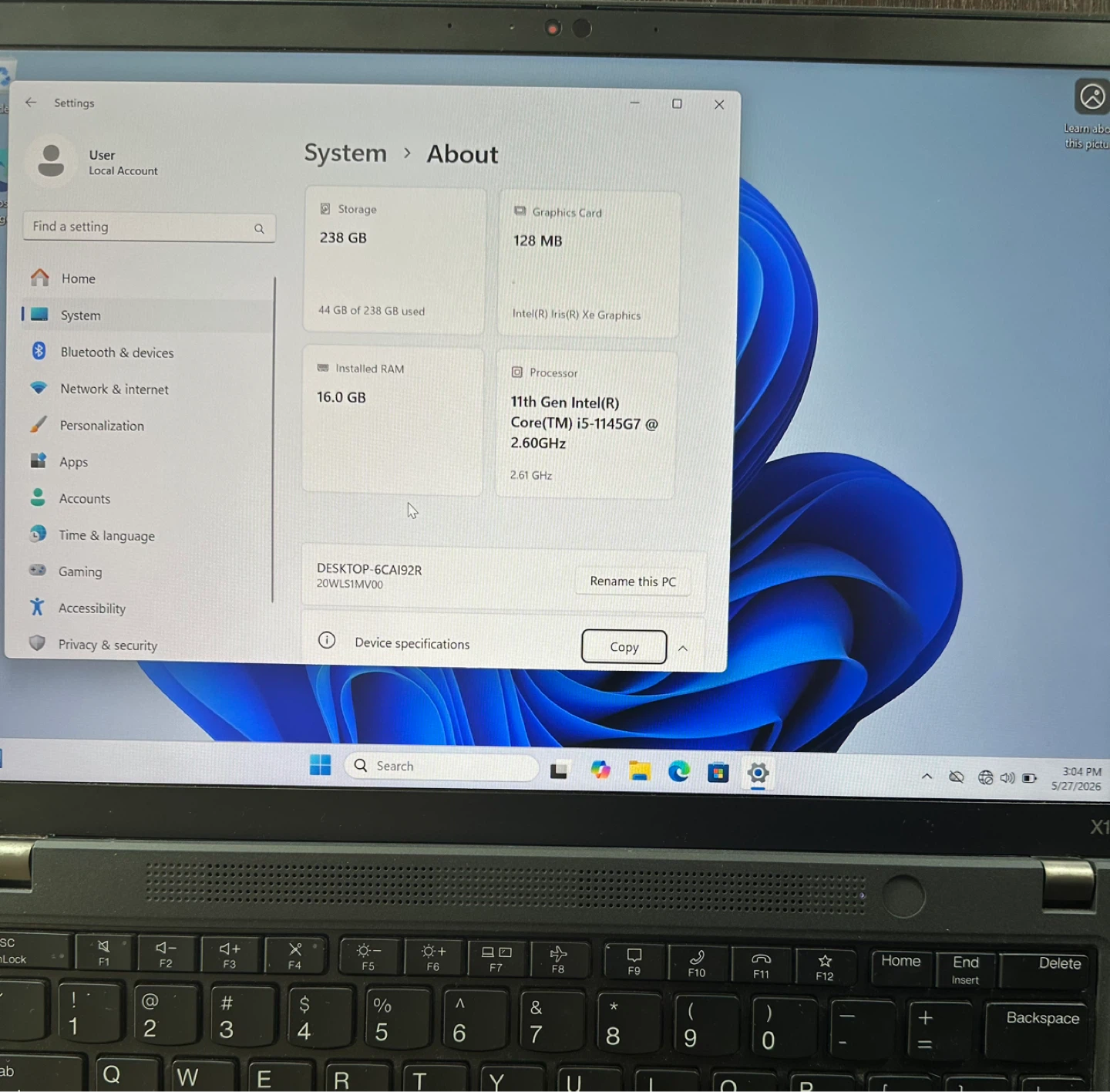 Lenovo ThinkPad X13 Gen 2 Laptop - photo 4
