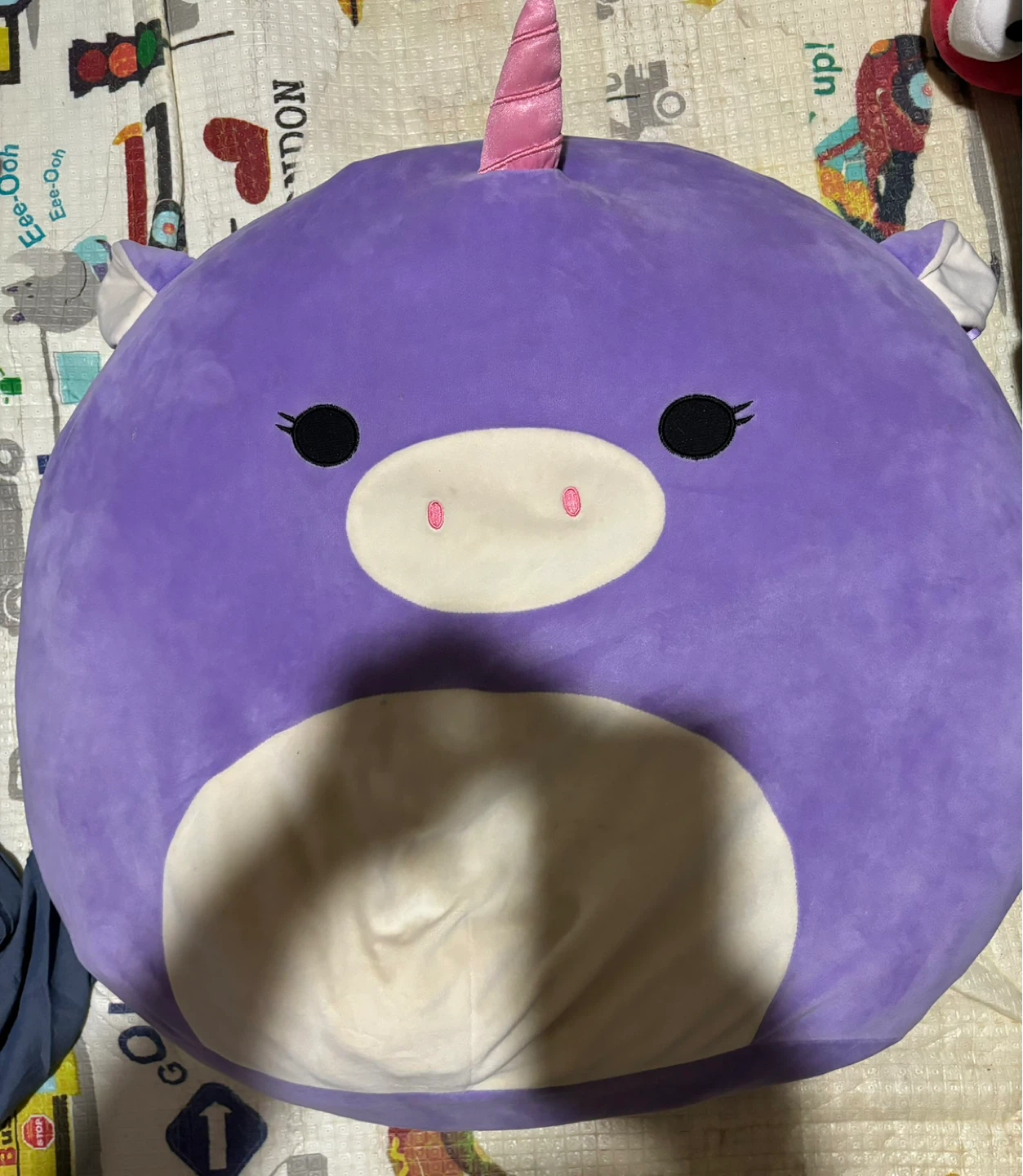 Purple Squishmallow Unicorn Plush Toy
