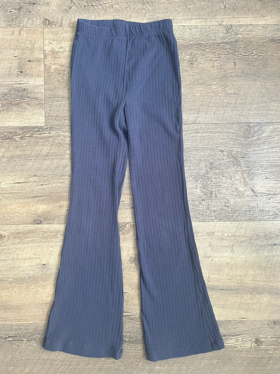 George girls ribbed flare leggings M/M (7-8)