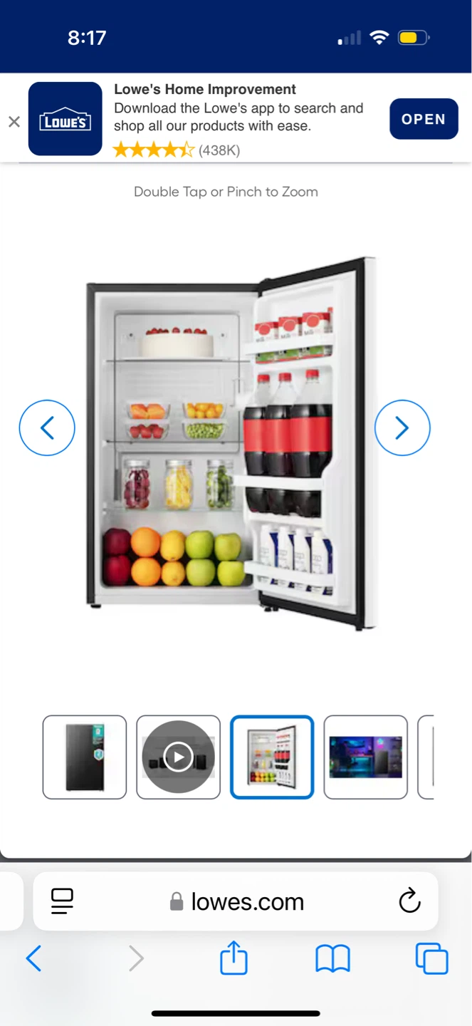 Hisense Black Mini Fridge - photo 4