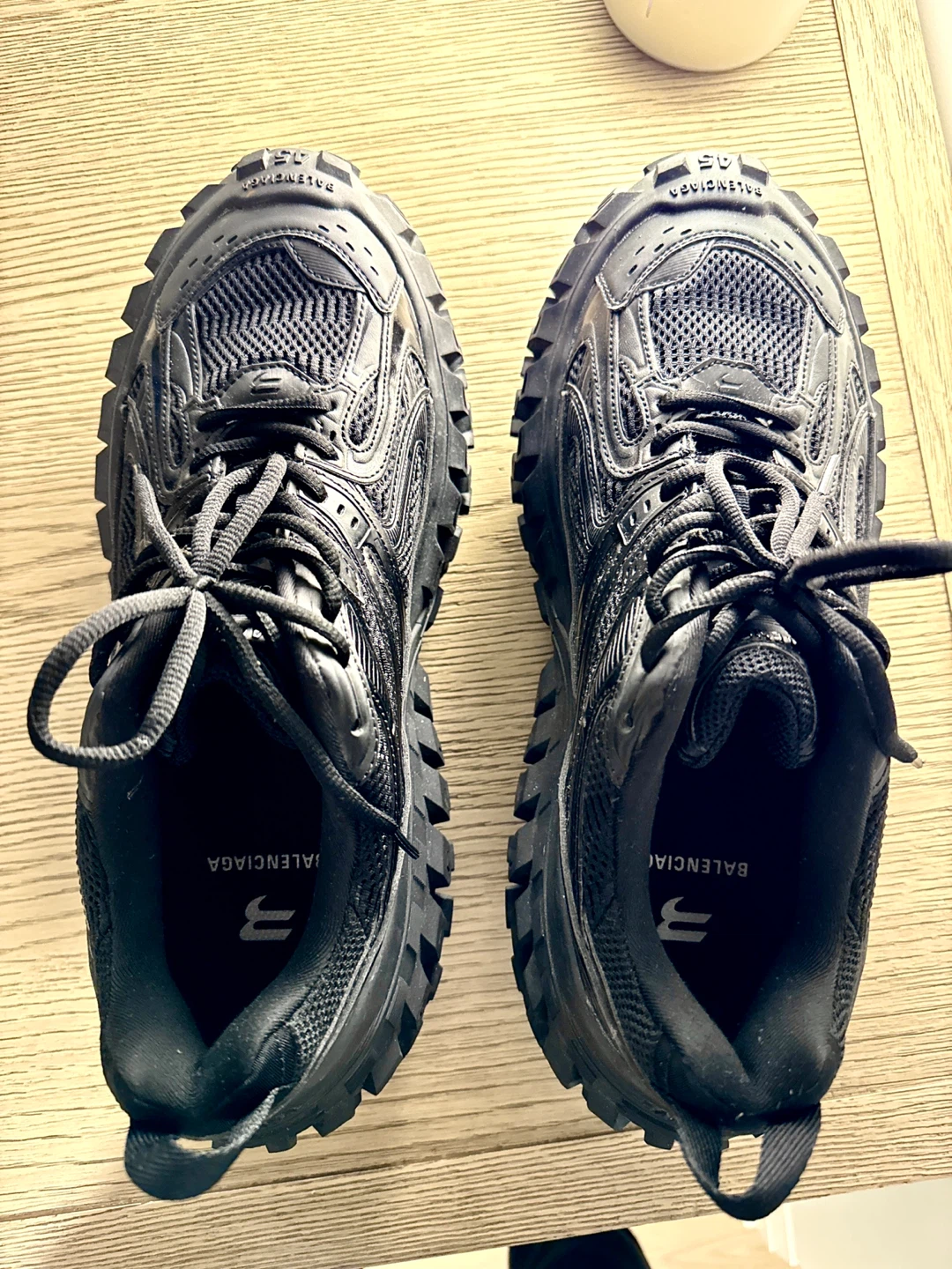 Balenciaga Black Track Sneakers Size 45 - photo 2