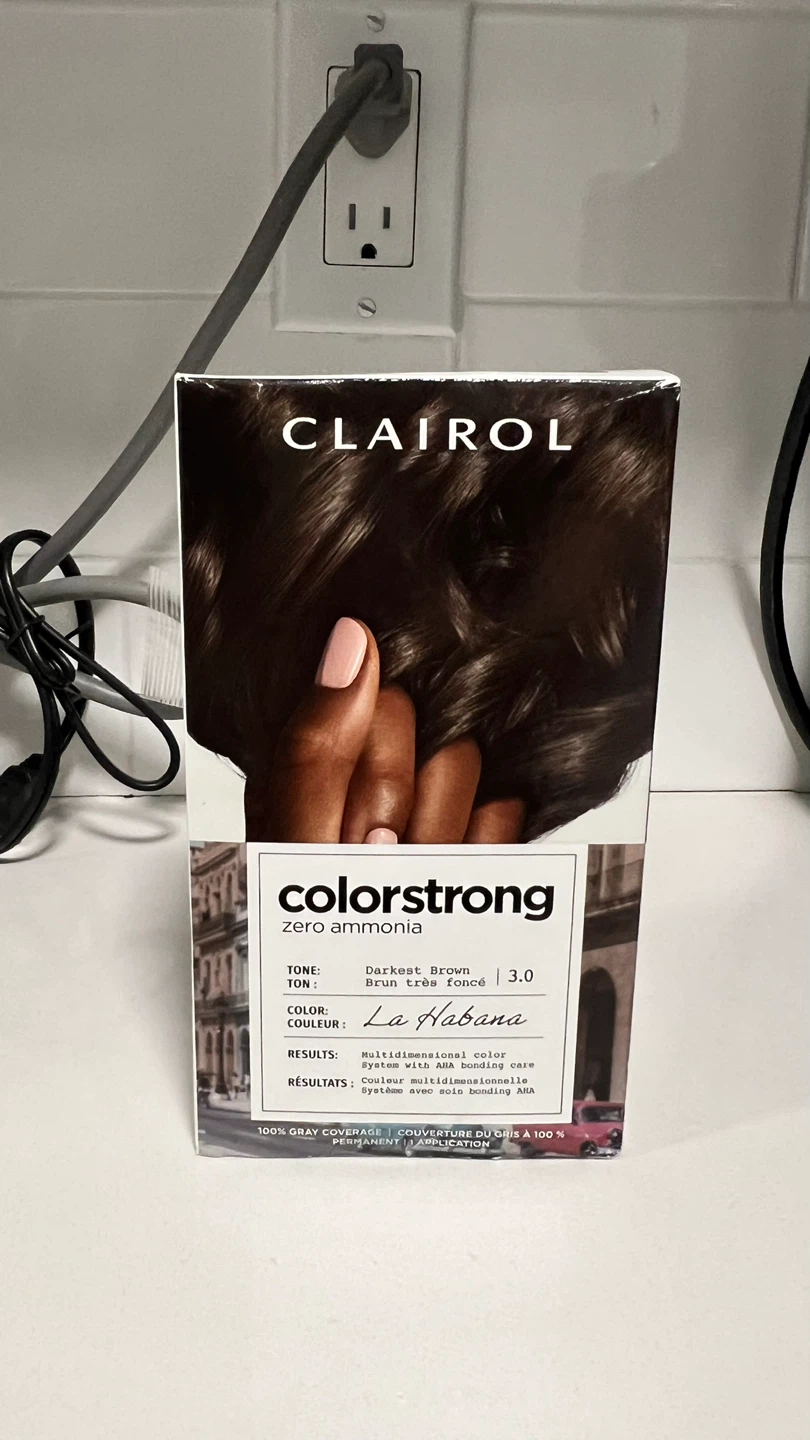 NEW Clairol Colorstrong Zero Ammonia Hair Dye - Darkest Brown