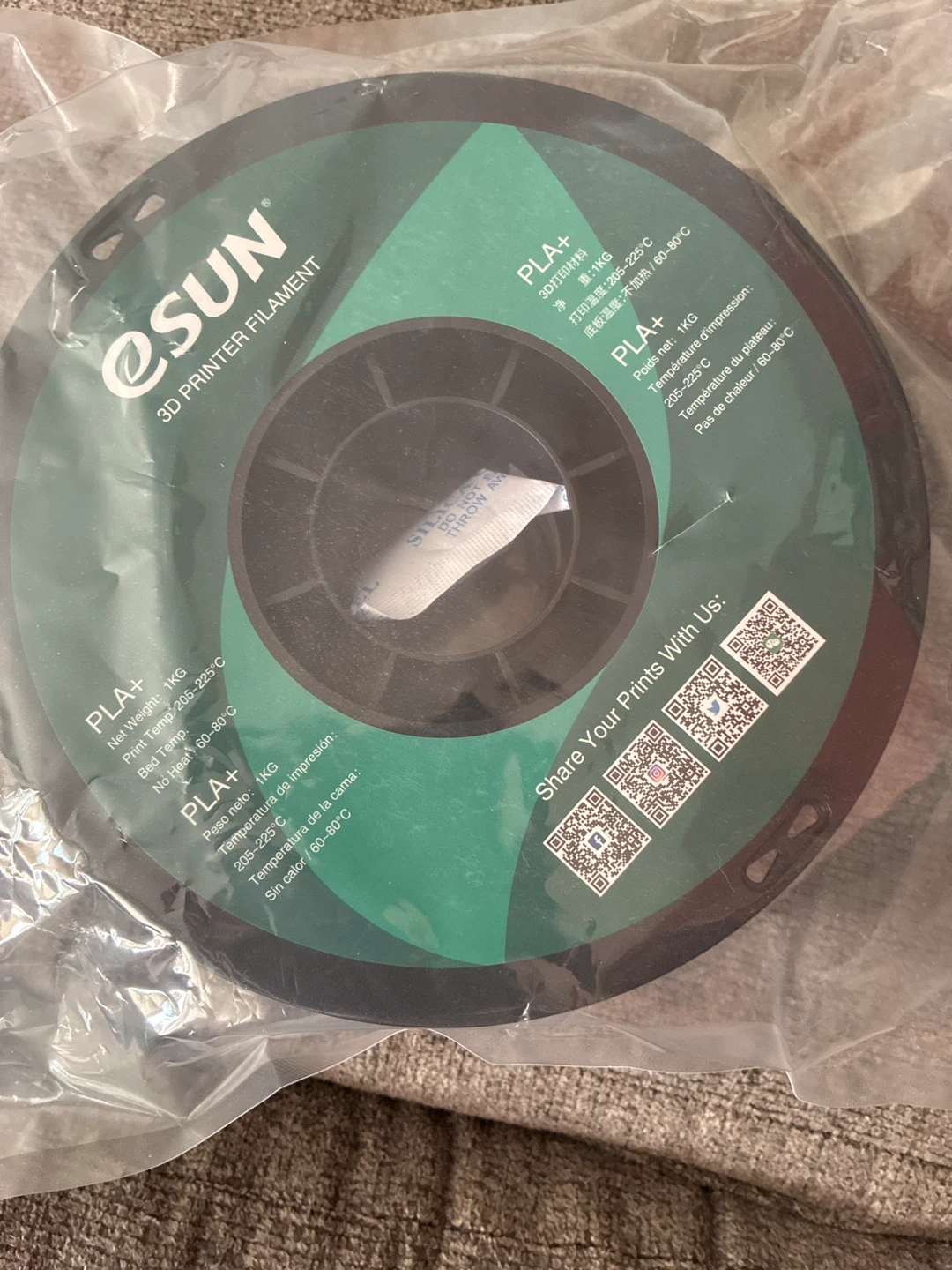 1kg 3d printer filament brand new