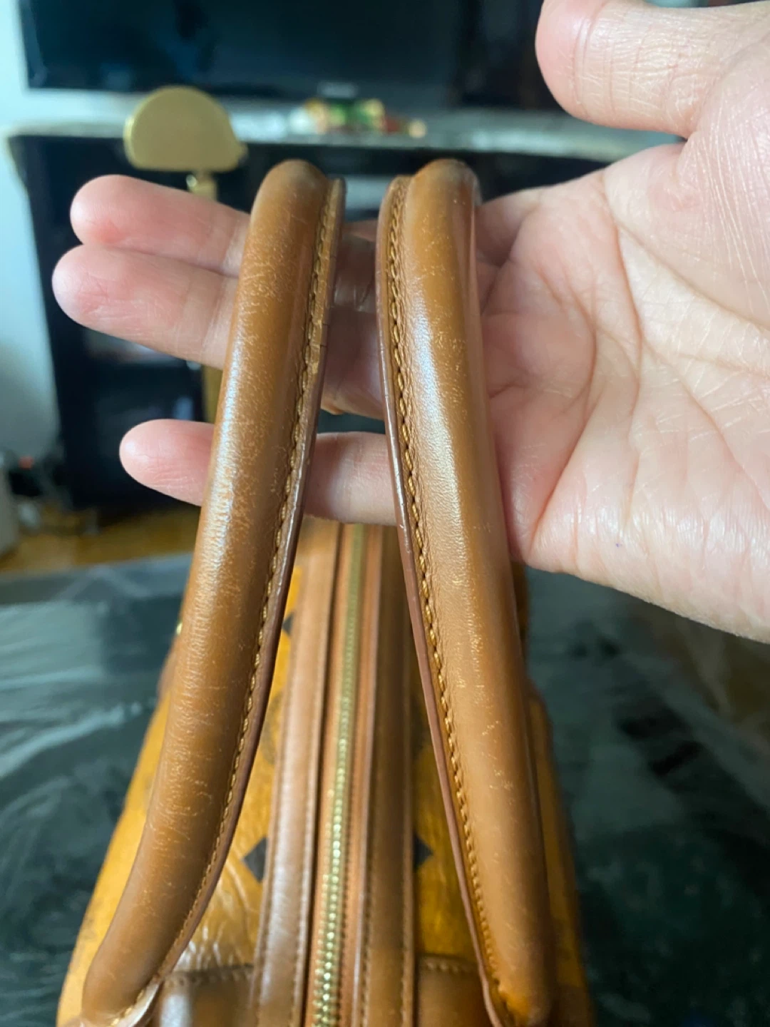MCM Visetos Boston Bag - photo 3