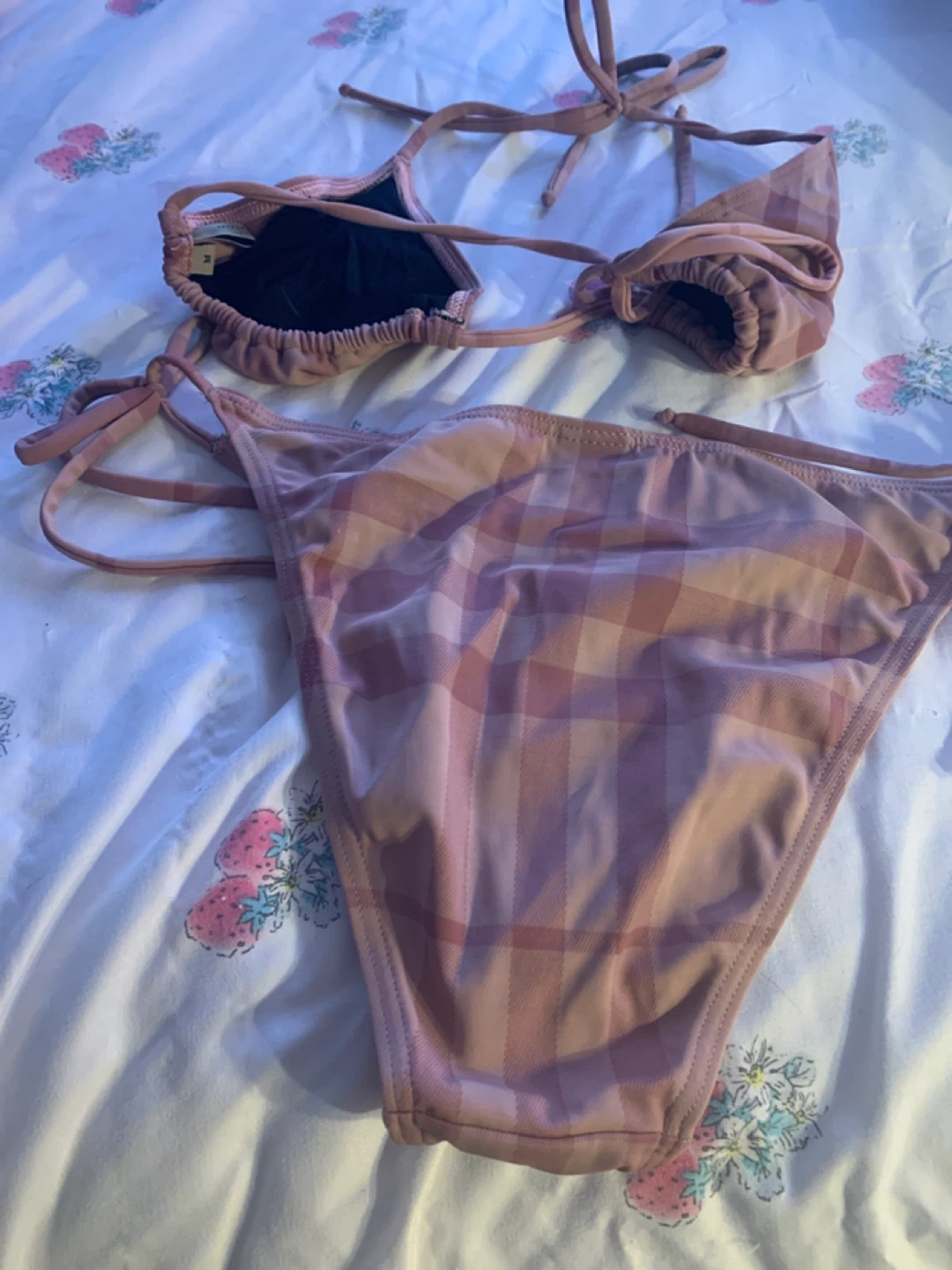 Burberry Pink Plaid Bikini - photo 2