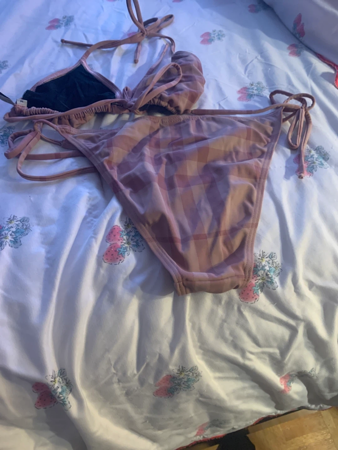 Burberry Pink Plaid Bikini - photo 3