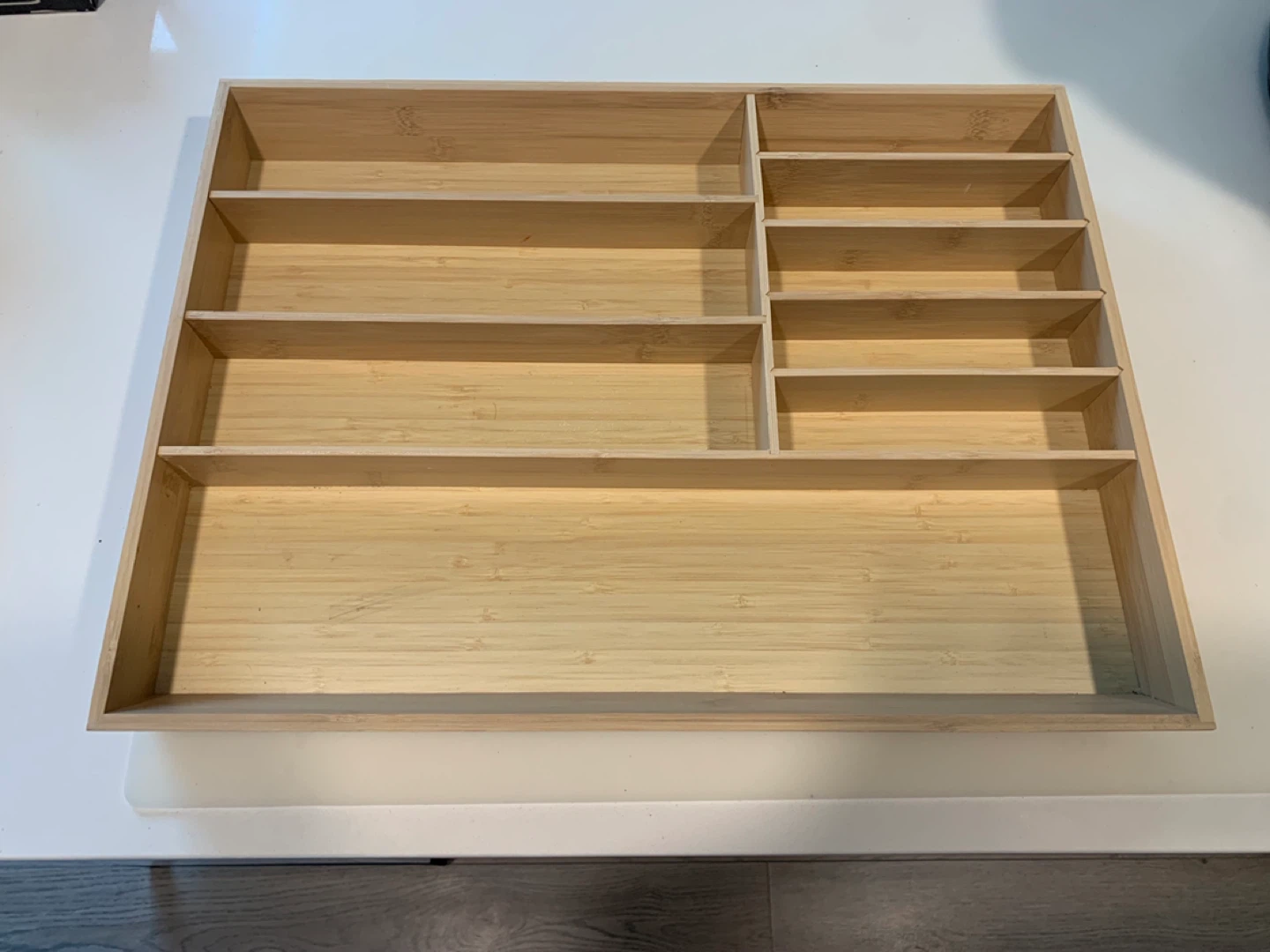 Wooden Cutlery Organizer