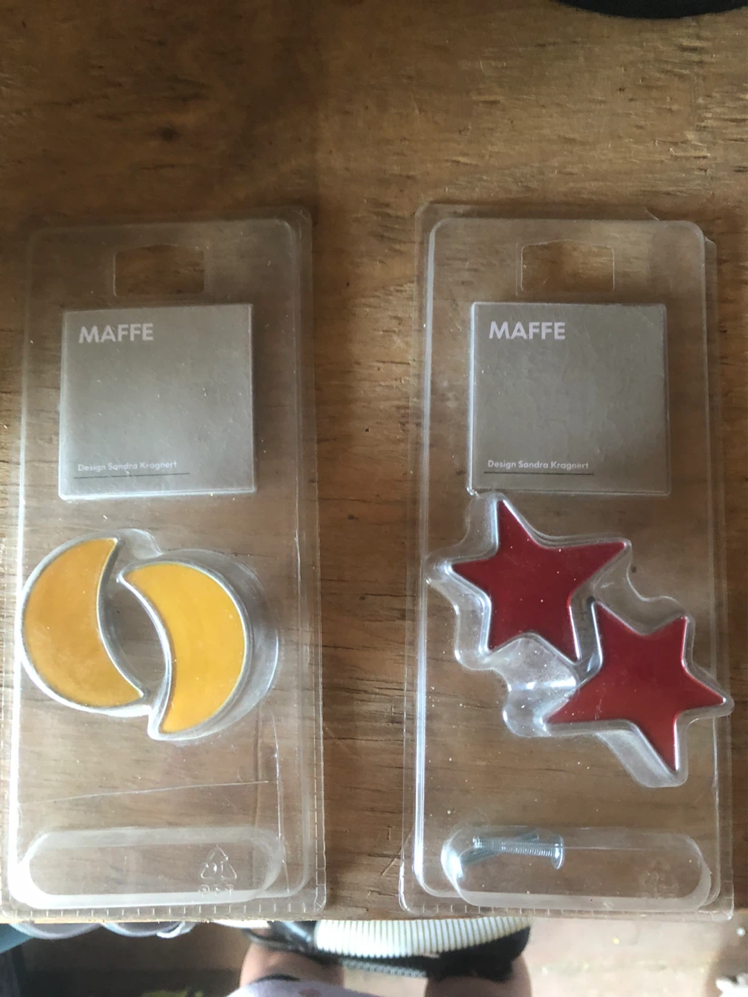 Maffe Moon and Star Wall Hooks