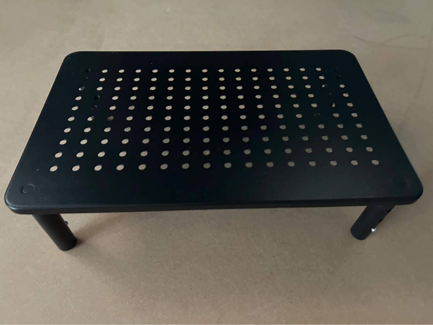 Black Metal Monitor Stand