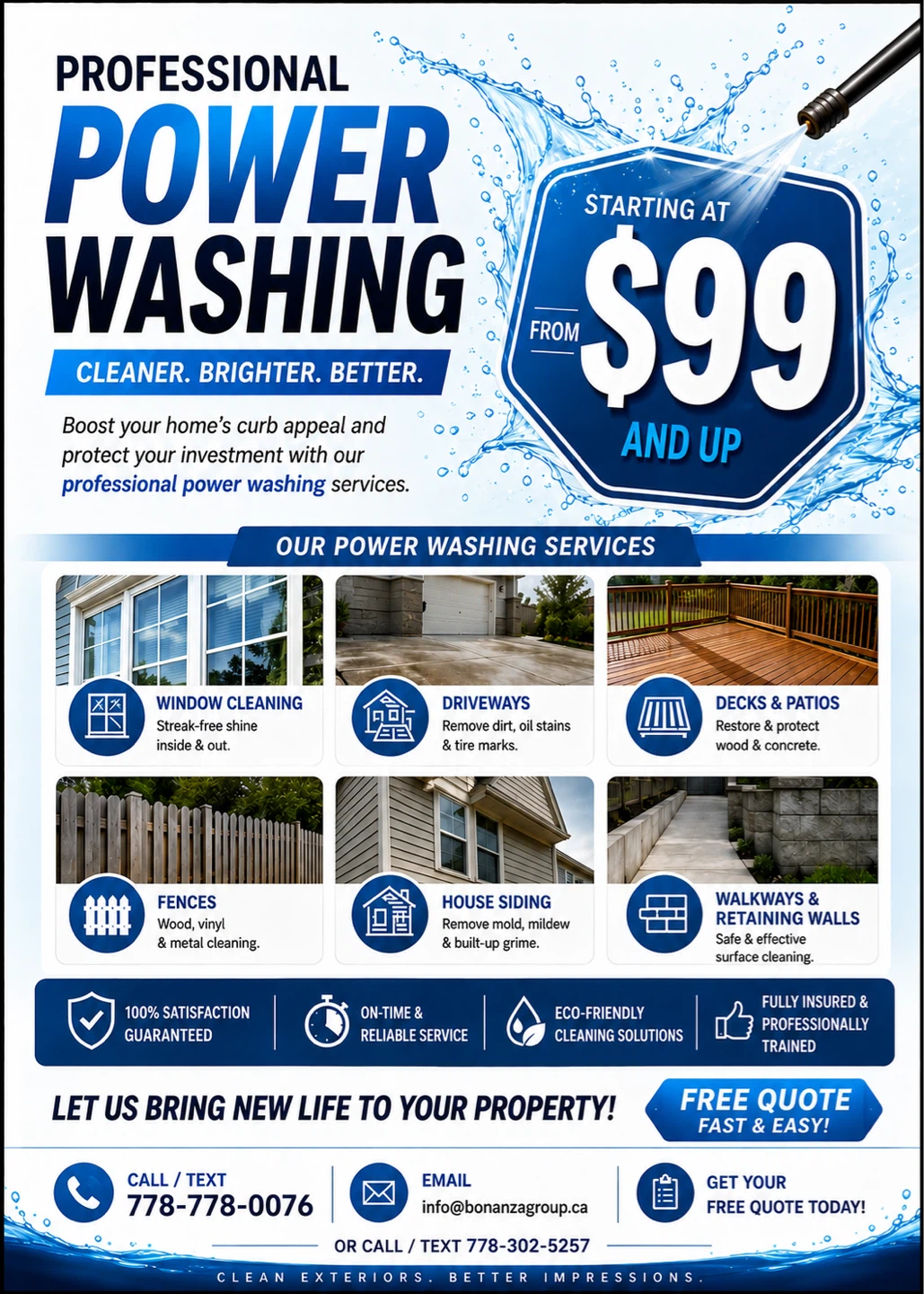 Professional Power Washing Services