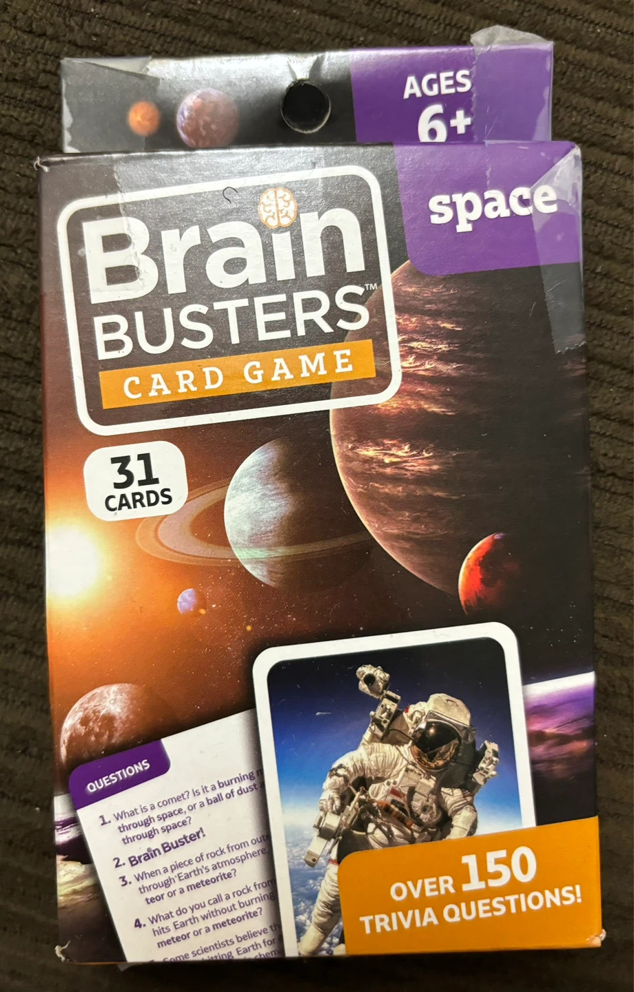 Brain Busters Space Card Game