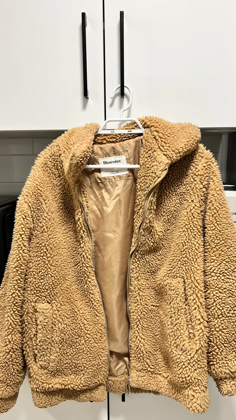 Bluenotes Teddy Jacket - Size Small - photo 2