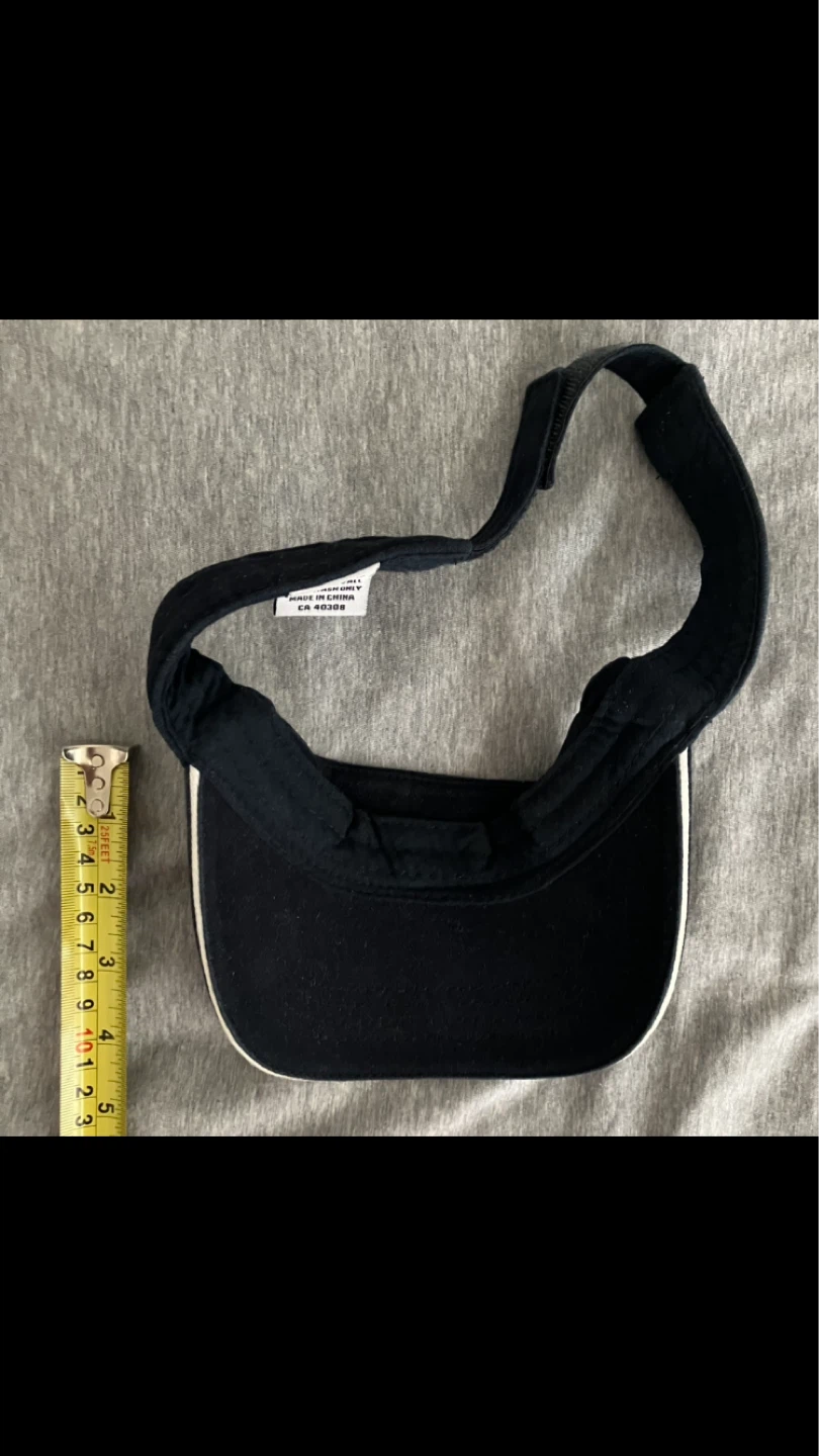 Dark Blue/Black 100% Cotton Visor ☀️ 🌞 🏖️🏝️ - photo 2