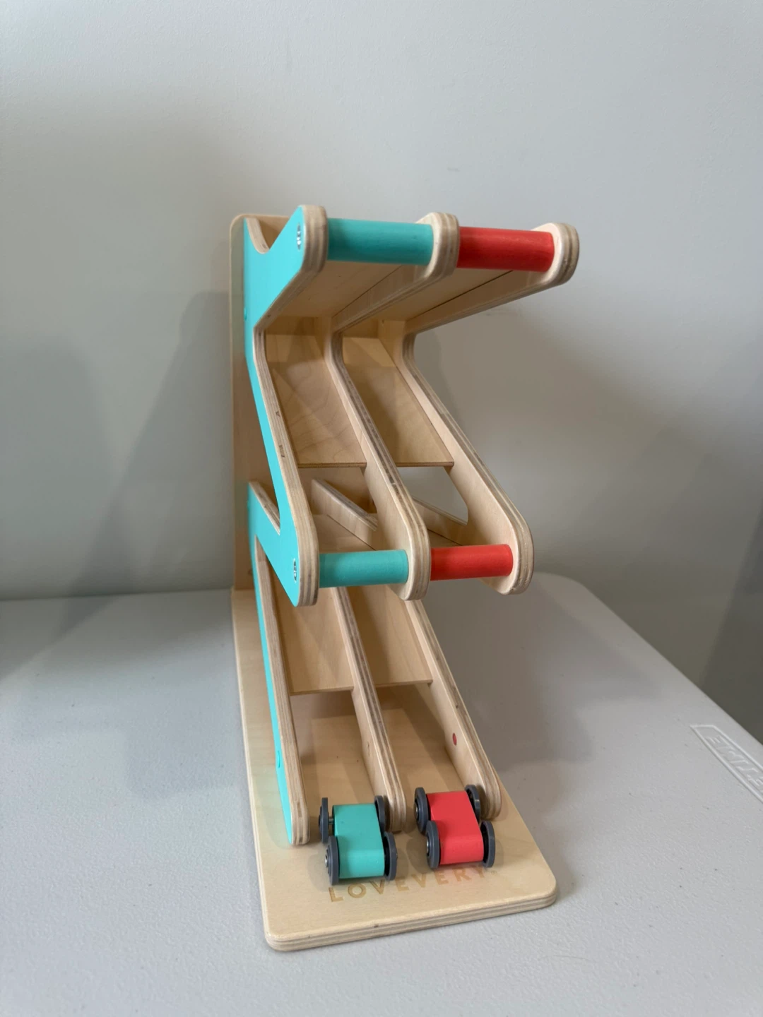 LOVEVERY Wooden Ramp Racer with Cars - photo 2