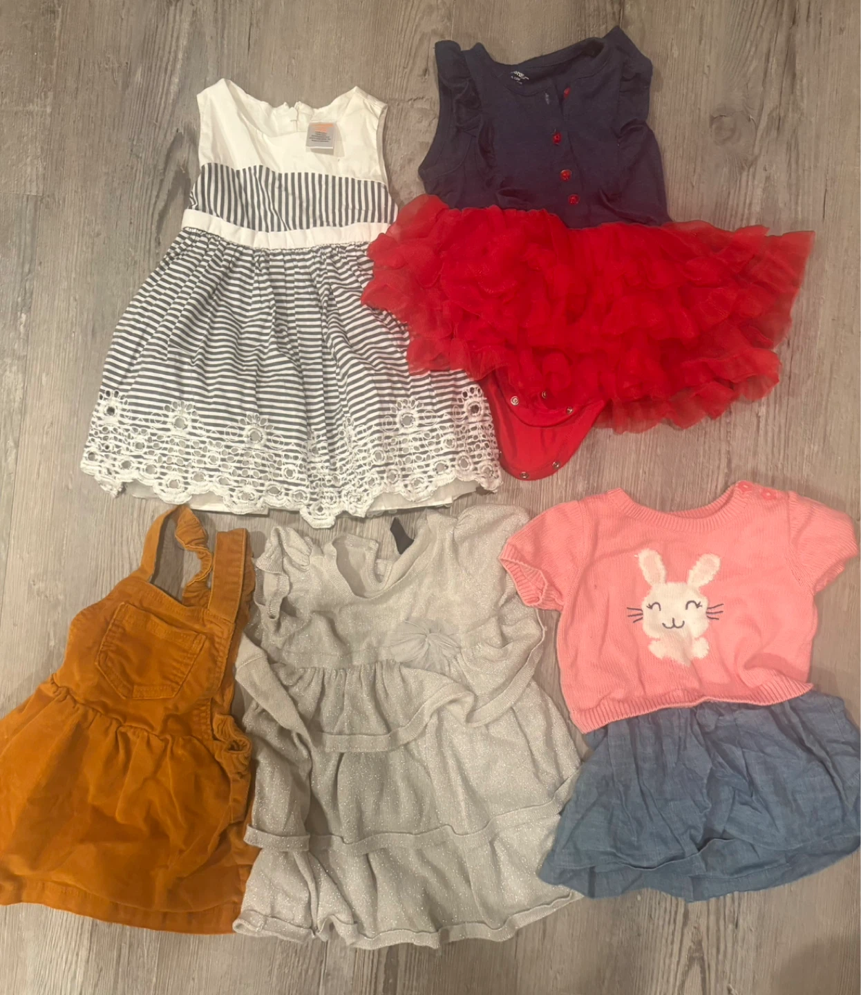 Baby Girl Dresses Bundle 6-12M