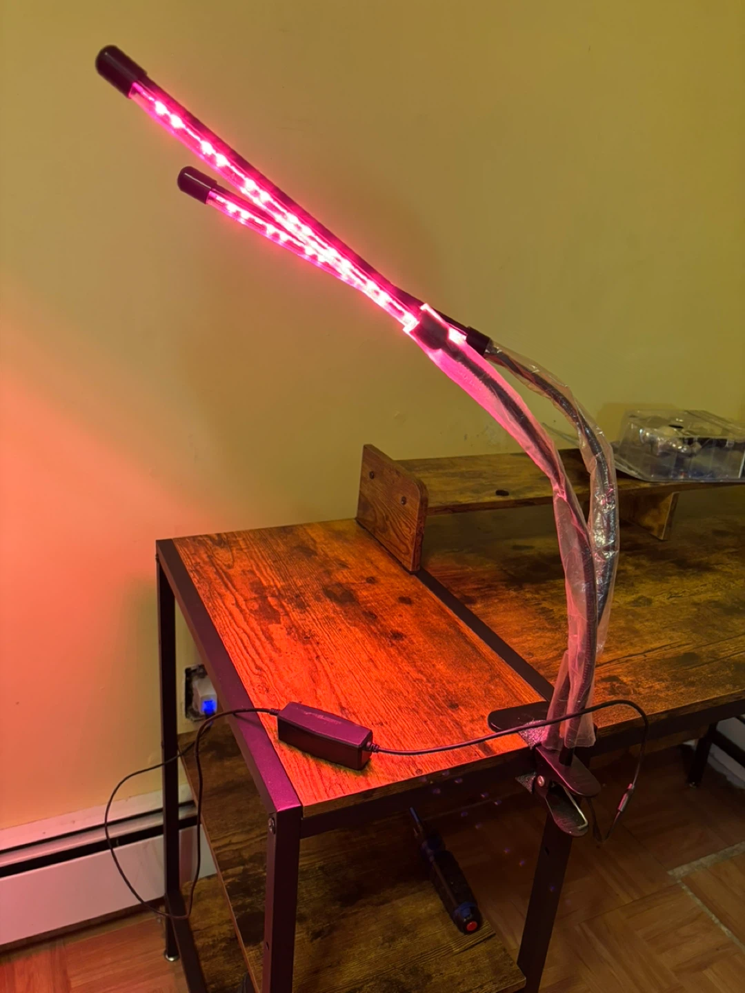Adjustable Clip-On Grow Light with 2 Heads - photo 2