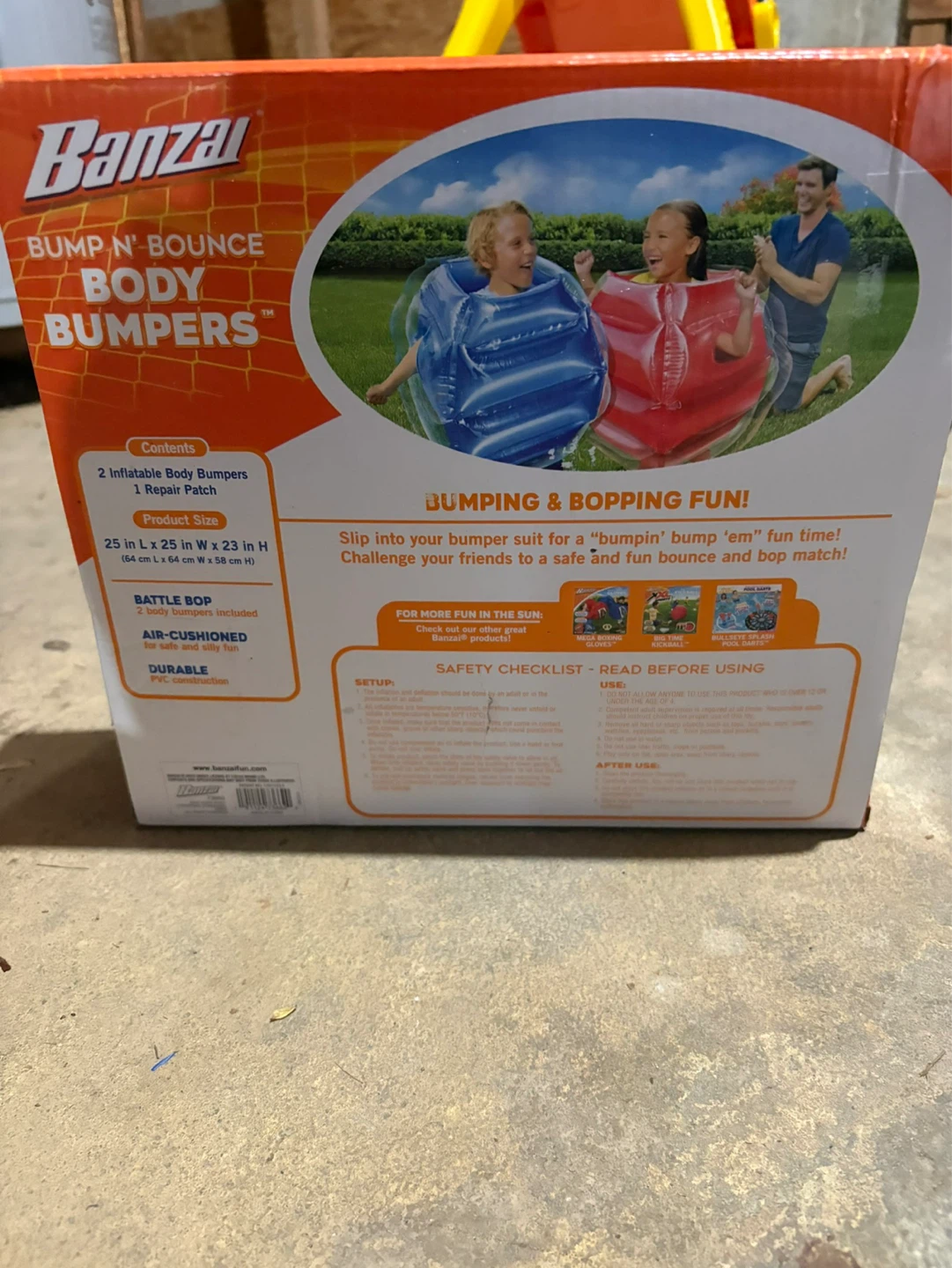 Banzai Bump N'  Bounce Body Bumpers - Set of 2 - photo 2