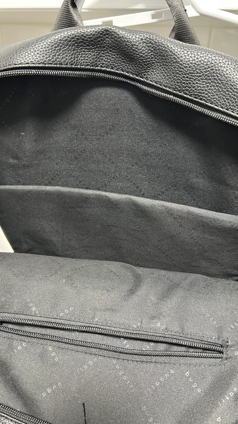Bugatti Black Leather Backpack - photo 3