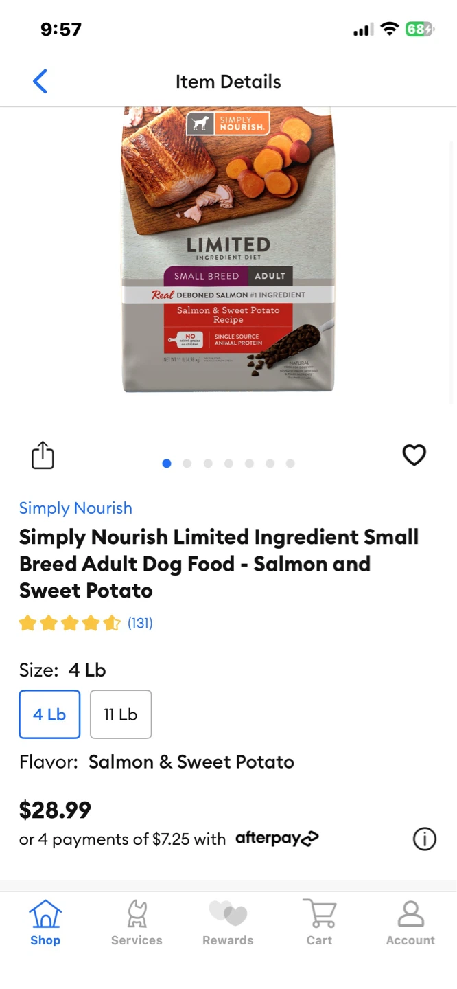 8lbs Limited Ingredient Chicken Free Small Dog Food - photo 5