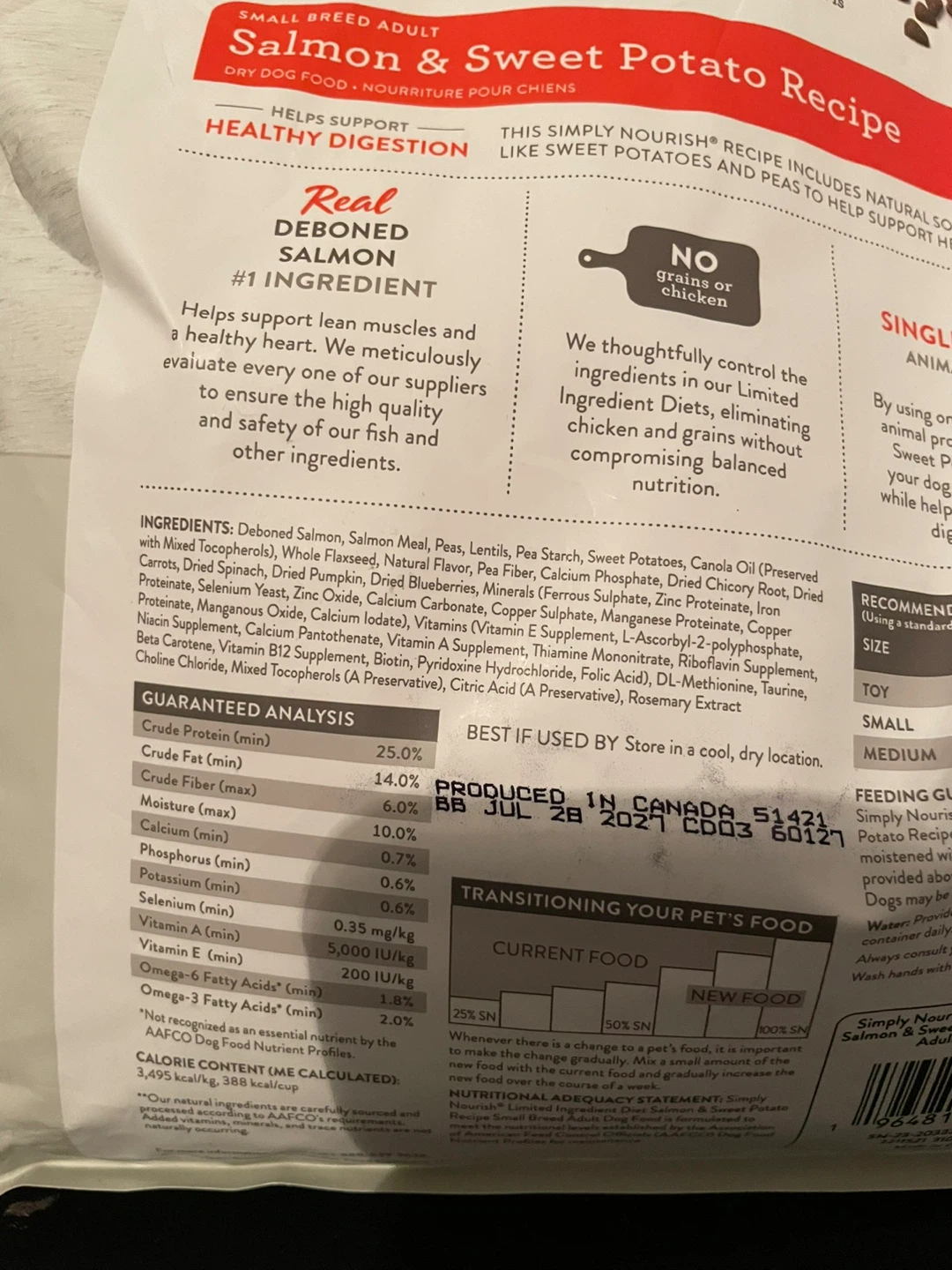 8lbs Limited Ingredient Chicken Free Small Dog Food - photo 4