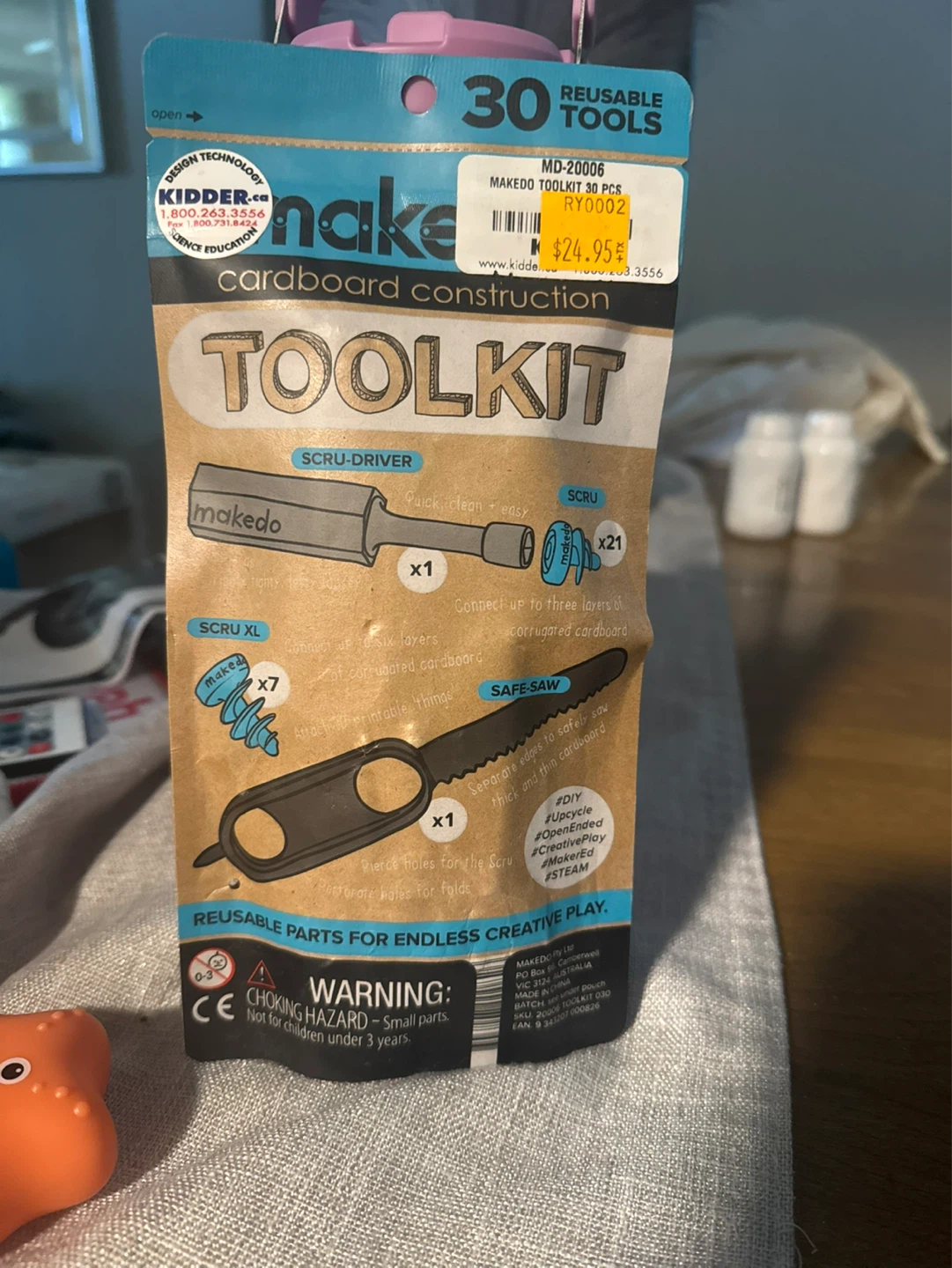 Makedo Cardboard Construction Toolkit - 30 Piece - photo 2