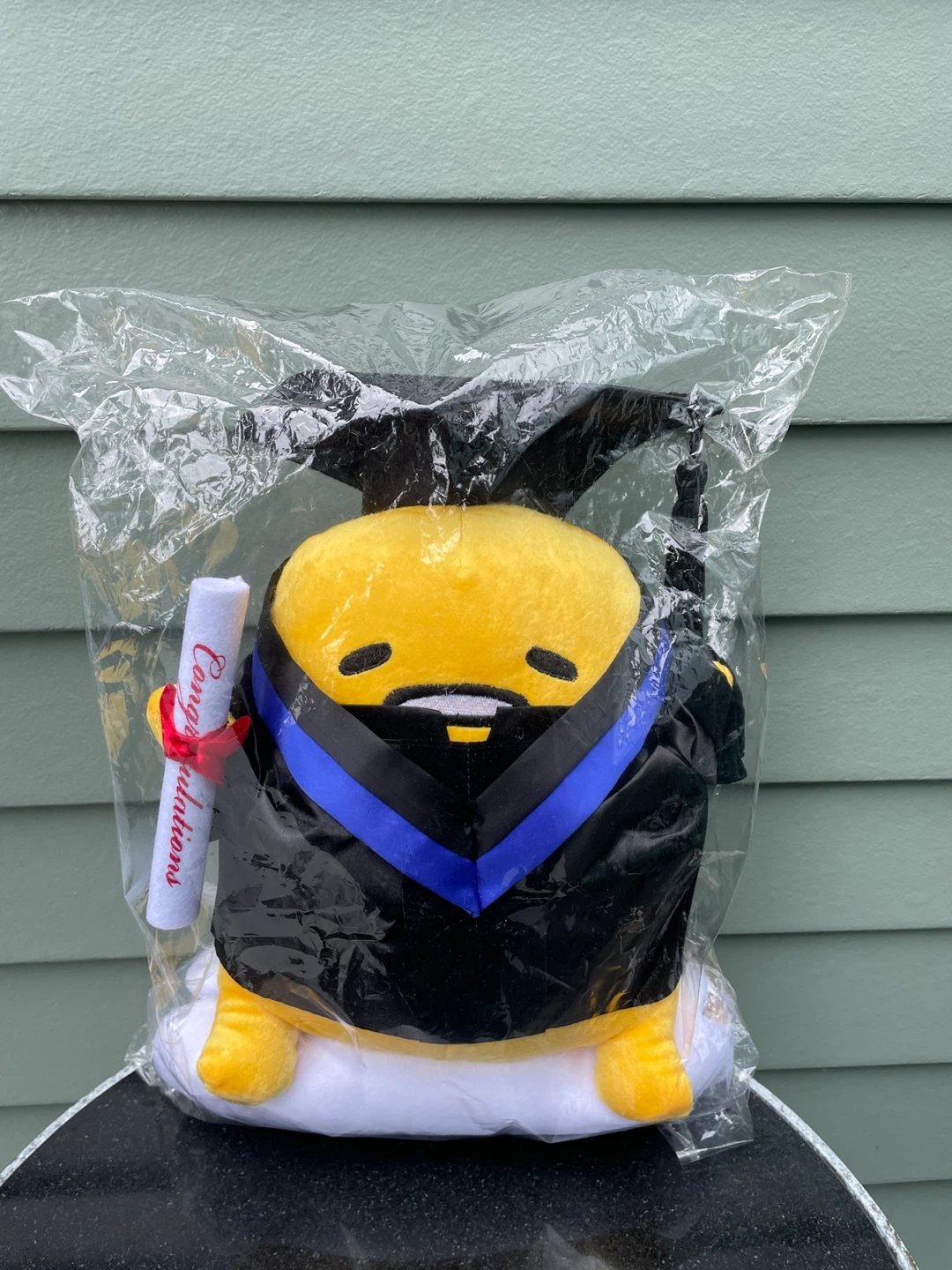 Gudetama Graduation Plush Toy 14” new