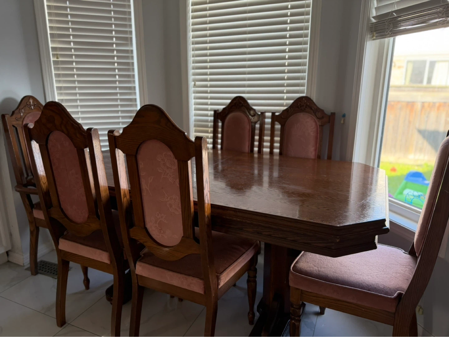 Dining Table and 6 Chairs Set - photo 4