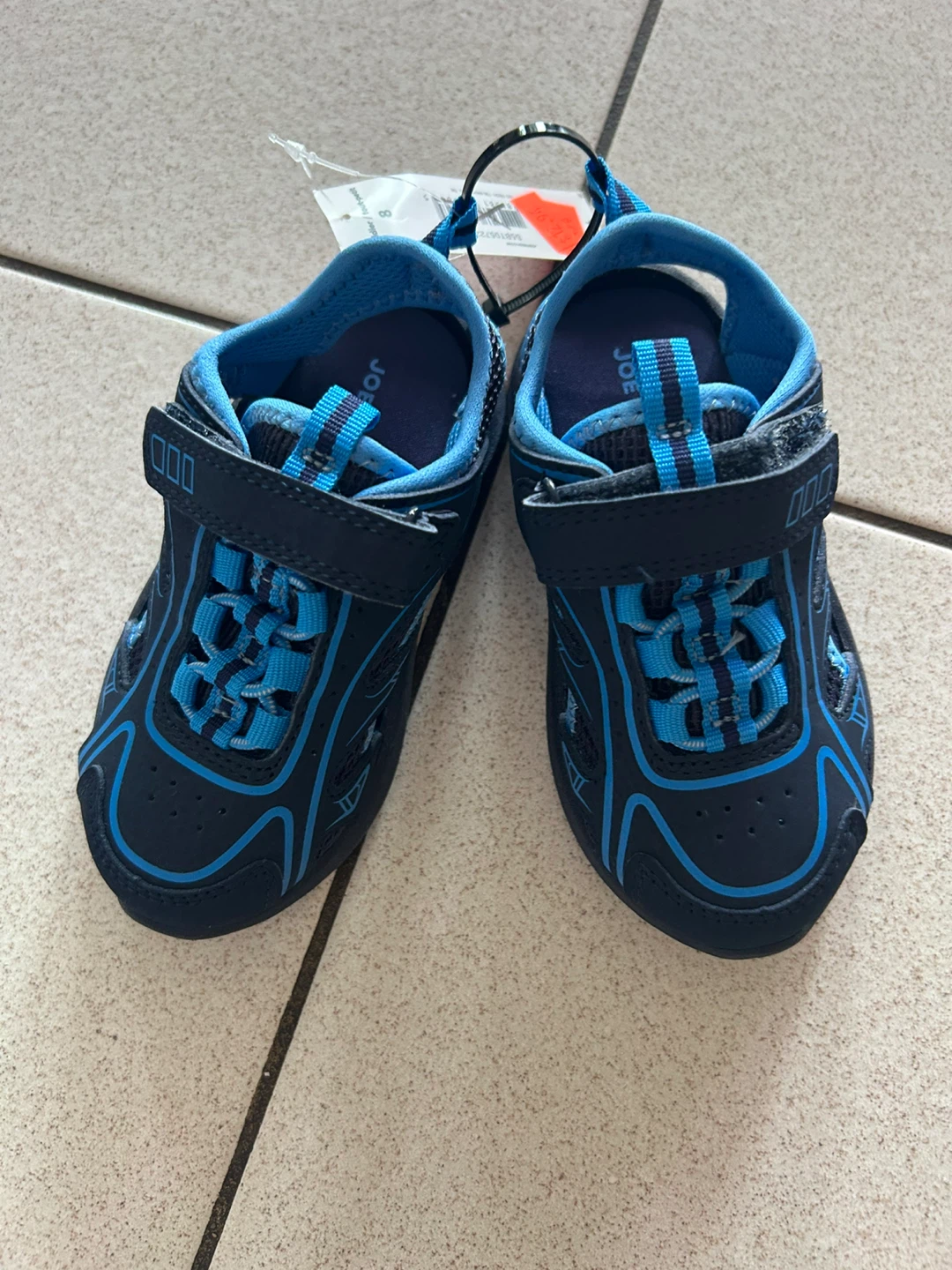 Joe Fresh Kids Blue Sport Sandals Size 8