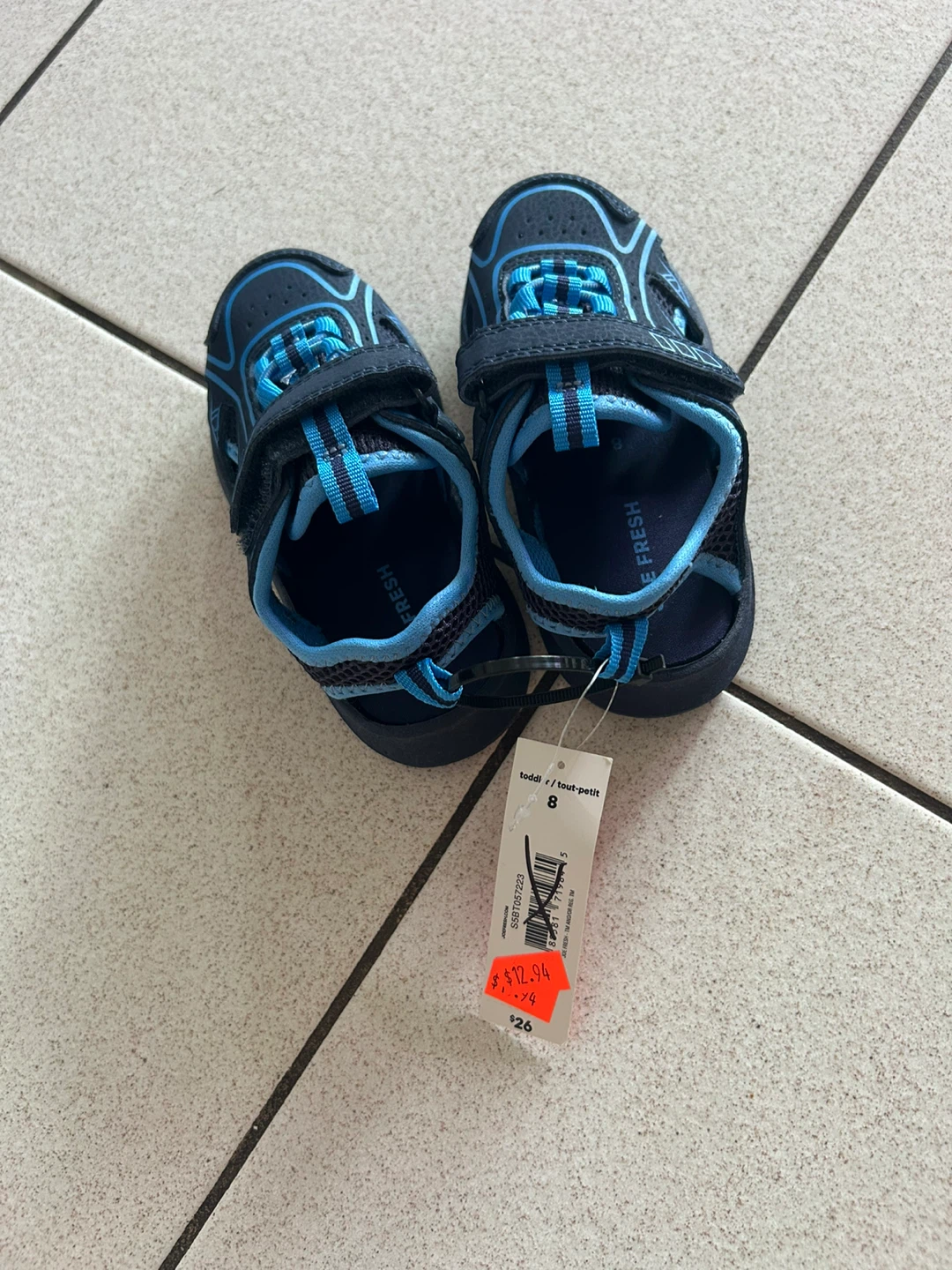 Joe Fresh Kids Blue Sport Sandals Size 8 - photo 2