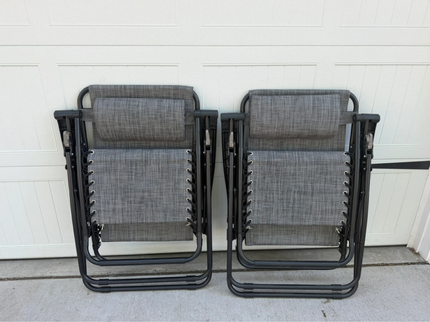 NEW Set of 2 Caravan Sports Gray Infinity Zero Gravity Chair - photo 2