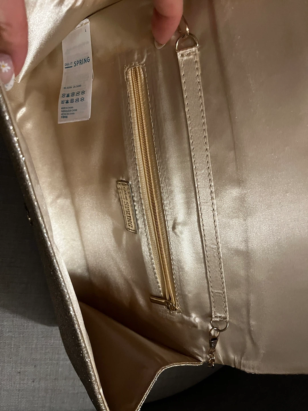 Call It Spring Glitter Clutch Purse - photo 3