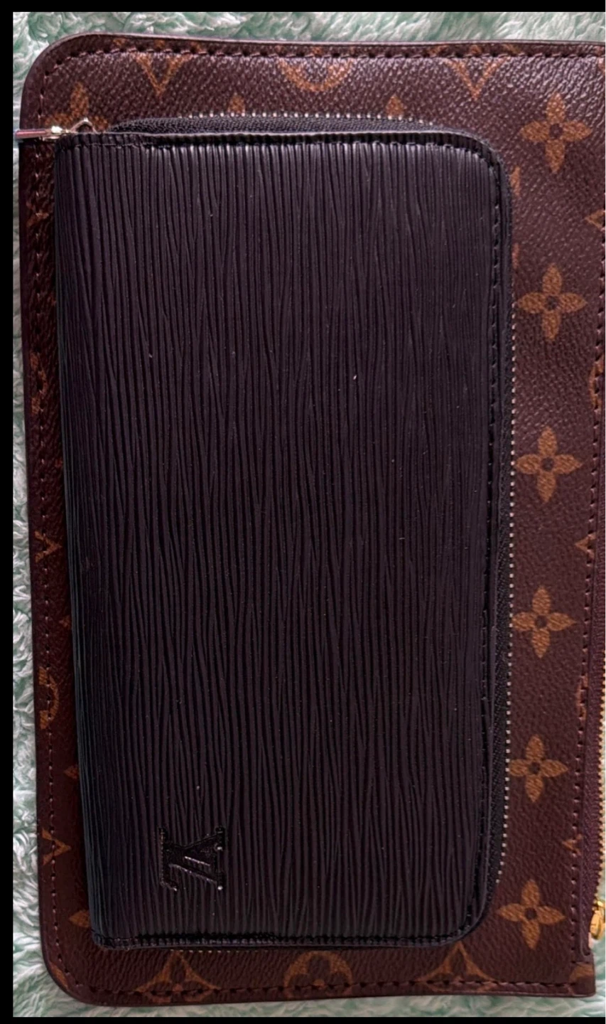 LV BLACK CROSSBODY BAG  WALLET & bracelet - photo 5