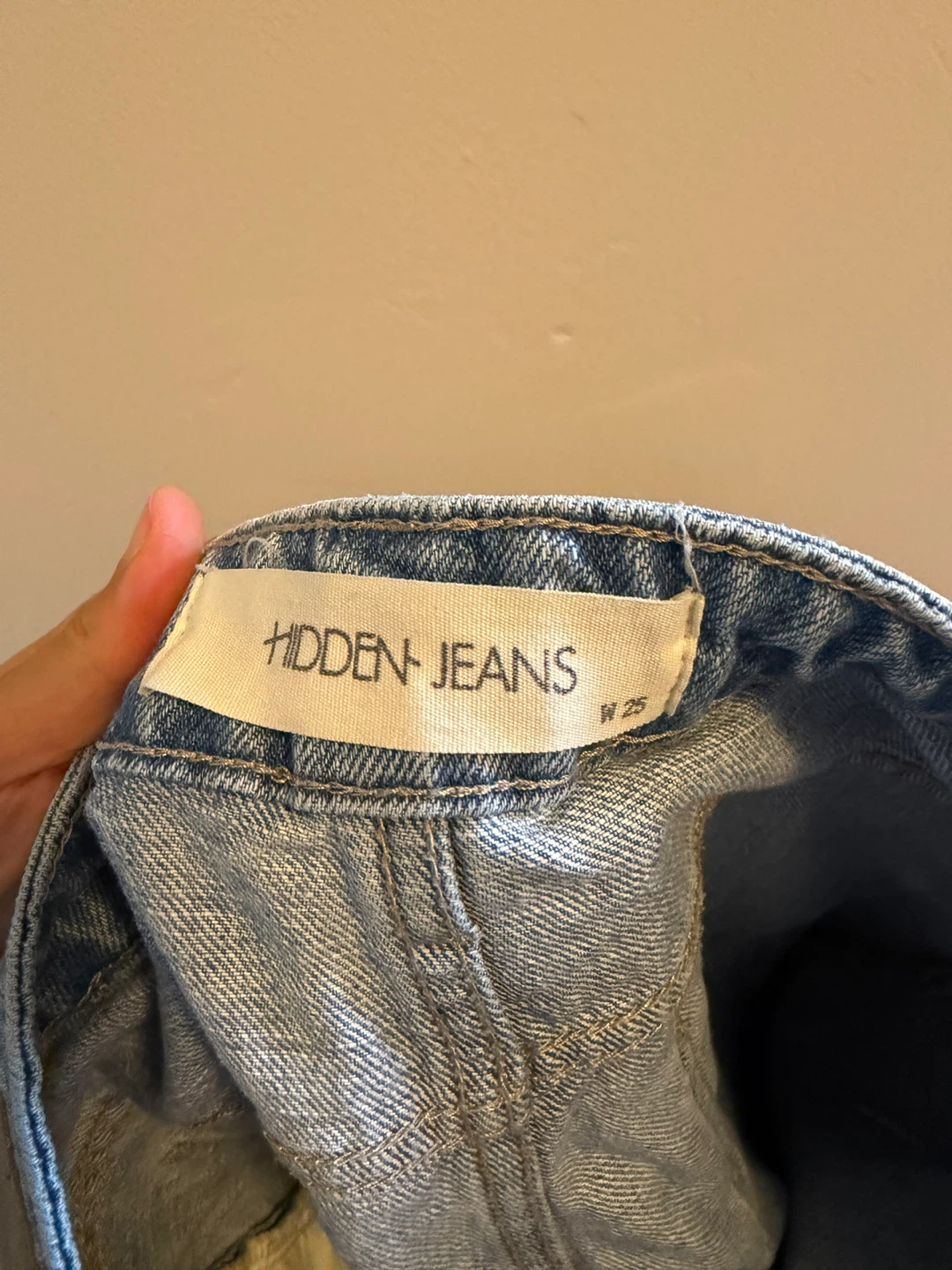 HIDDEN JEANS Women's Light Wash Distressed Denim Jeans Size 25 - photo 3