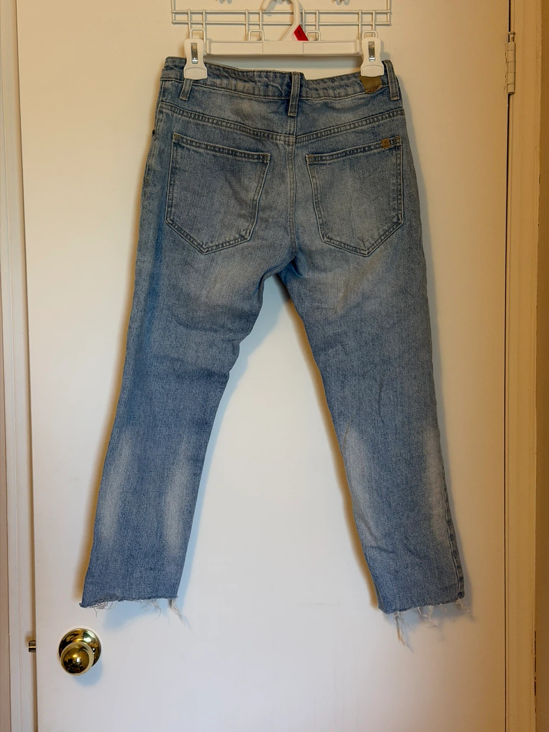 HIDDEN JEANS Women's Light Wash Distressed Denim Jeans Size 25 - photo 2