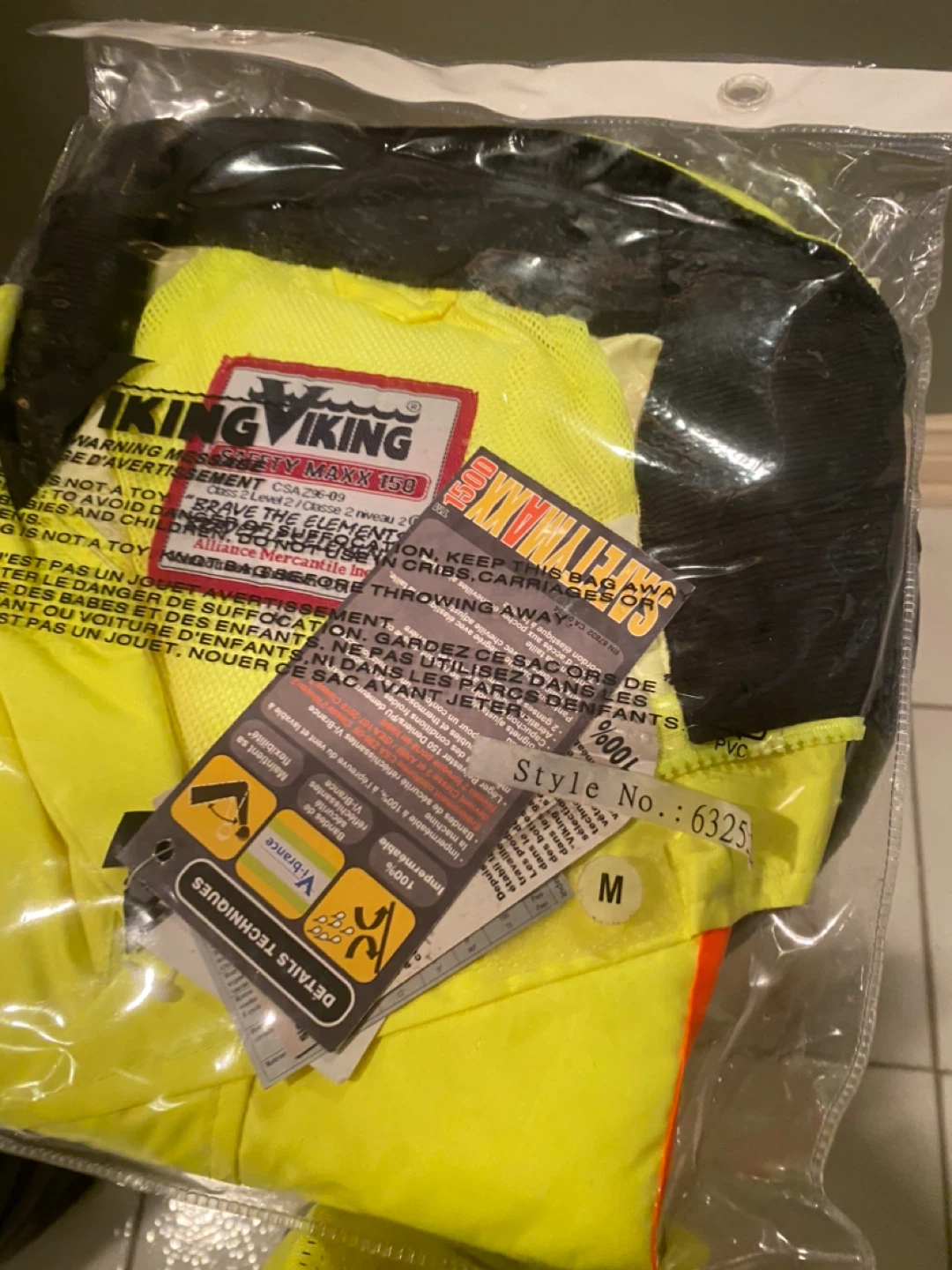 Viking Safety High Visibility Vest - Size M