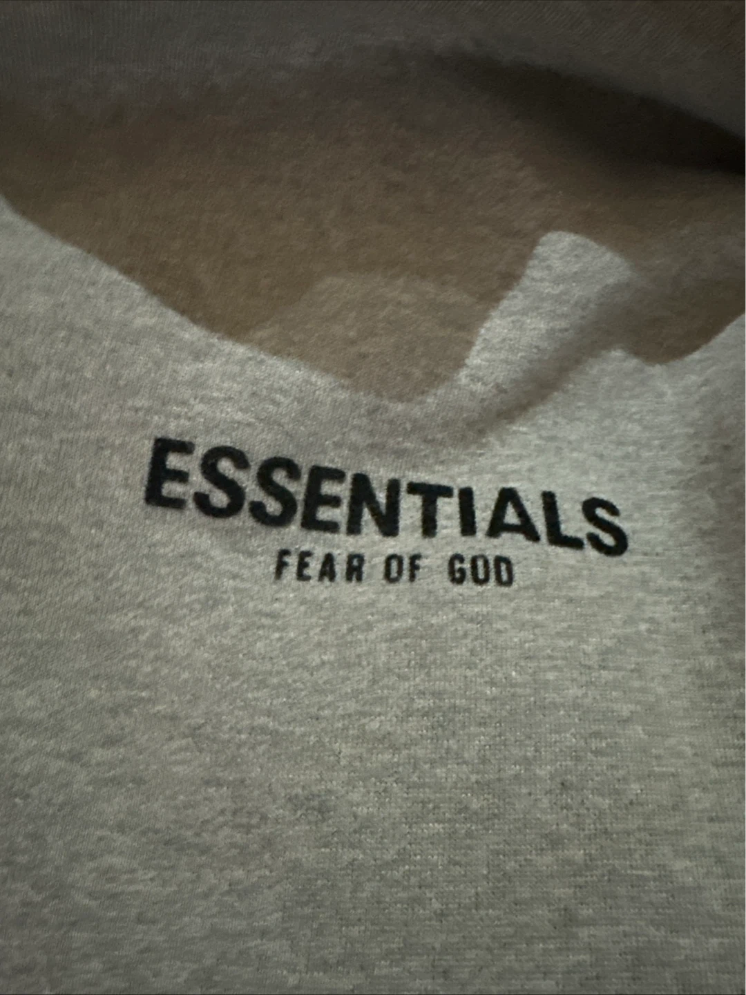 ESSENTIALS Fear of God Grey Hoodie - photo 4