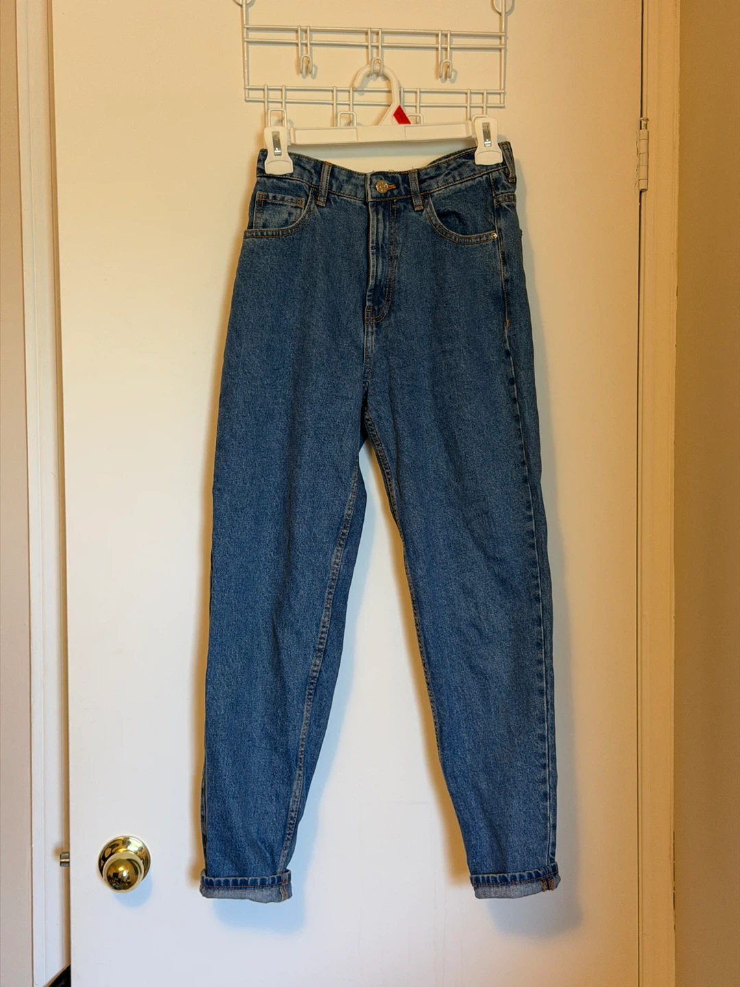 Zara Blue Denim Mom Jeans EU34