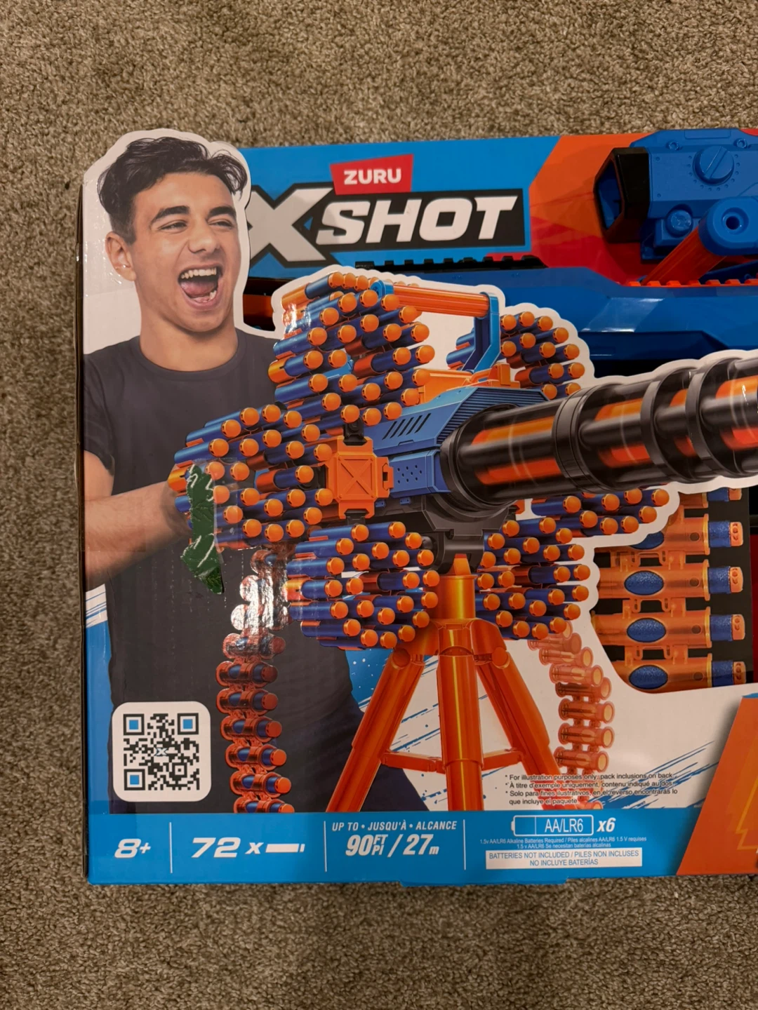 NIB!! Zuru X-Shot Motorized Rage Fire Insanity Blaster Toy - photo 4