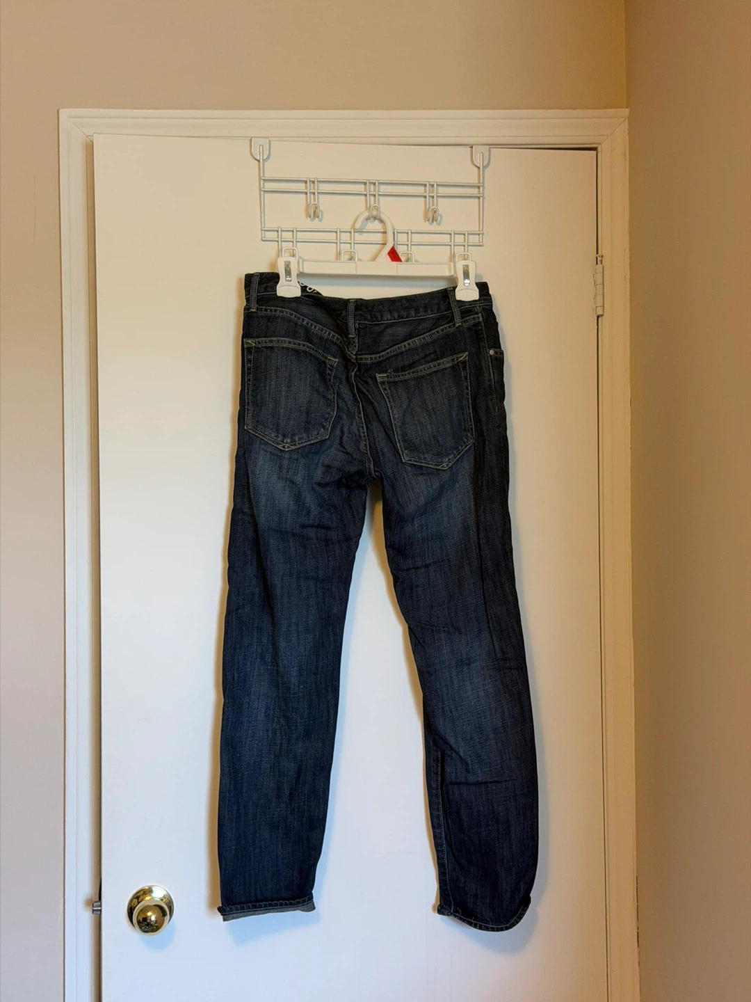 Gap 1969 "Real Straight" Distressed Jeans Size 26 - photo 2