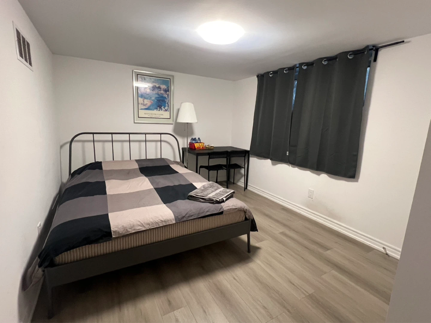 IKEA HAUGSVÄR Queen Size bed with Hybrid Mattress