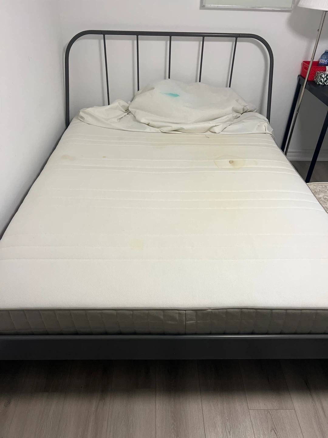 IKEA HAUGSVÄR Queen Size bed with Hybrid Mattress - photo 3