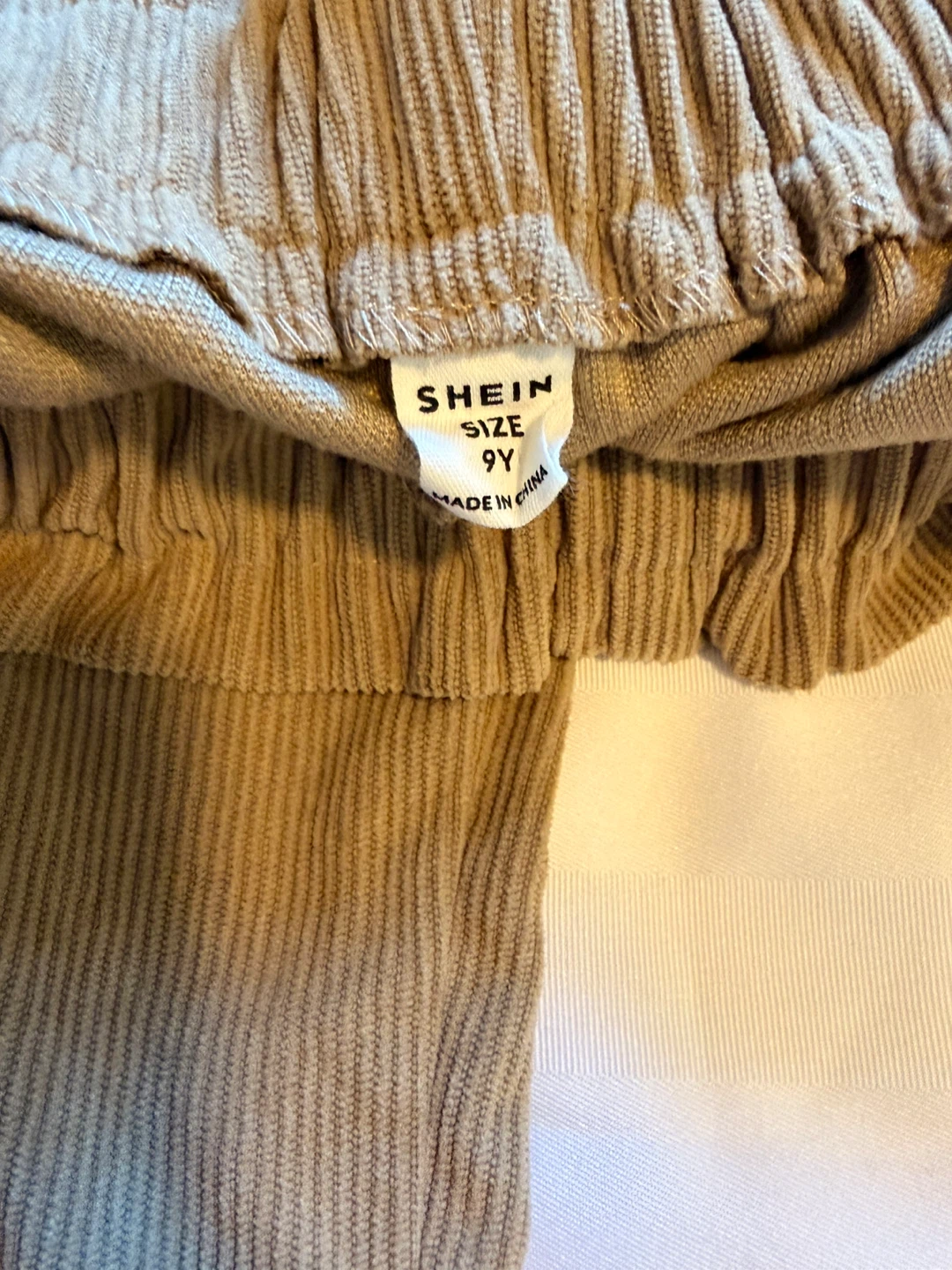 SHEIN Corduroy Pants - Size 9Y - photo 2