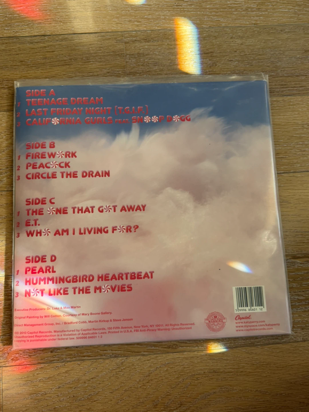 Katy Perry Teenage Dream Vinyl Record - photo 2