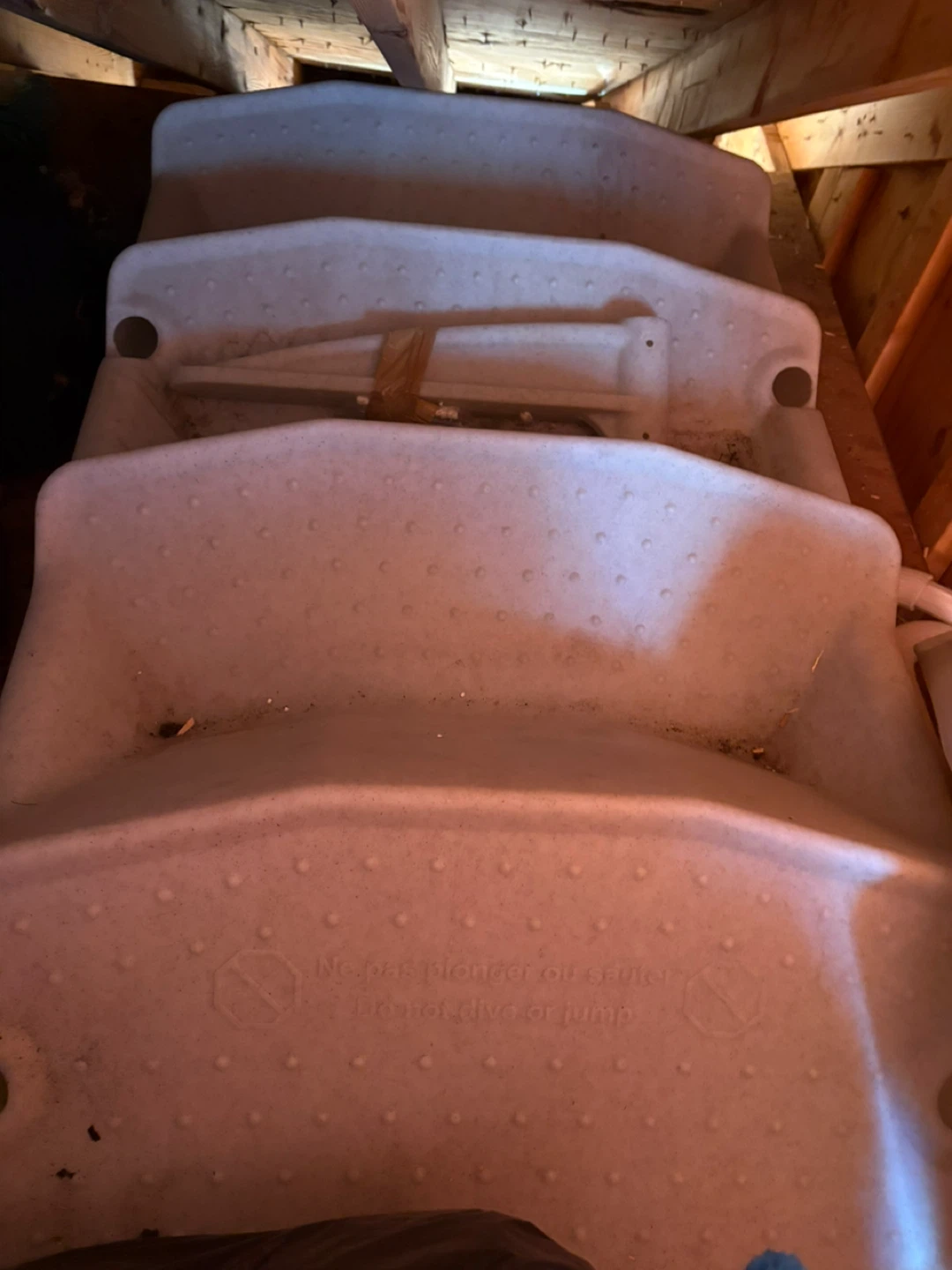 NEW Plastic Pool Ladder Steps