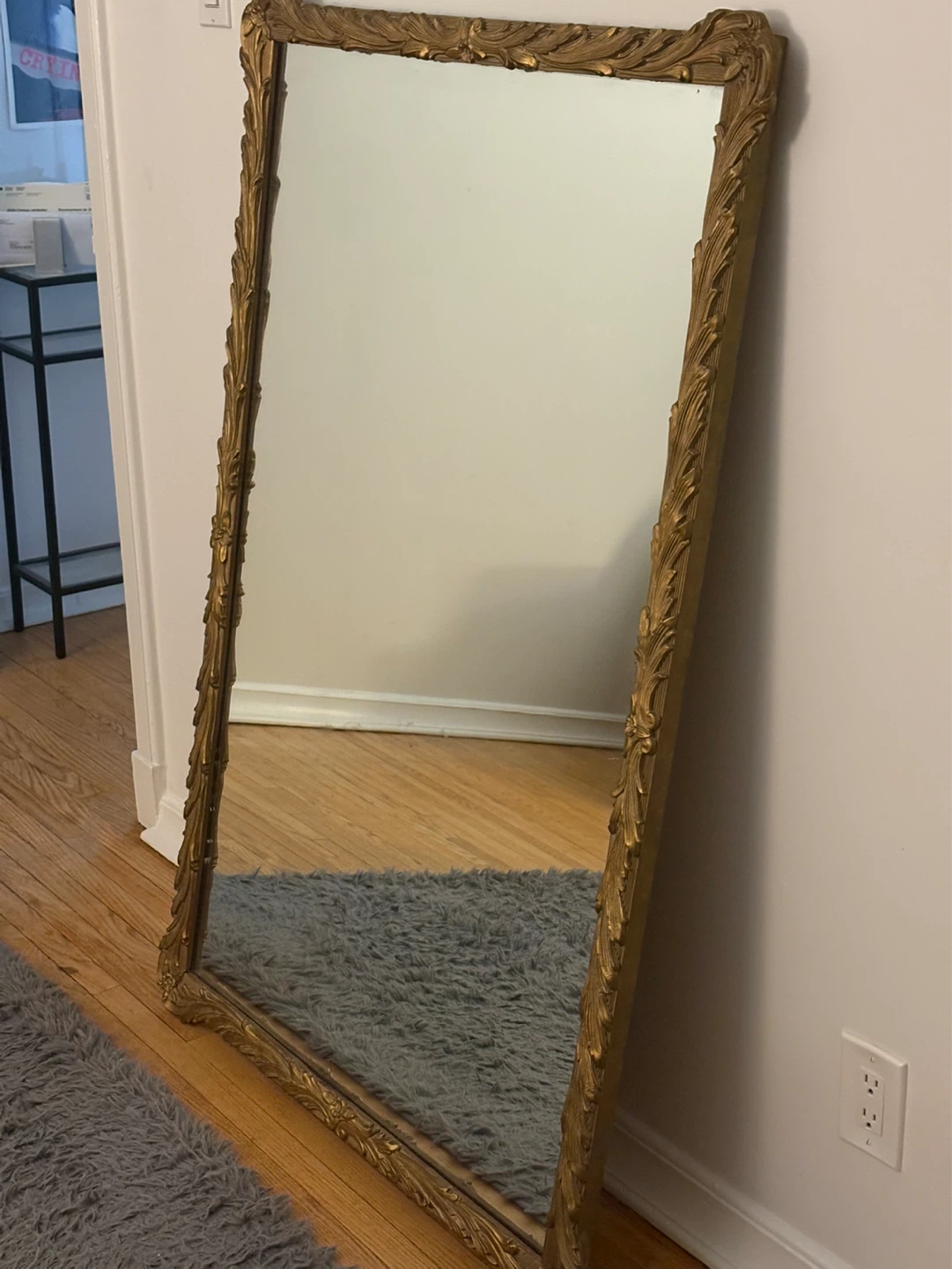 Stunning 30"x55" Gold Baroque Mirror – Priced to Move!