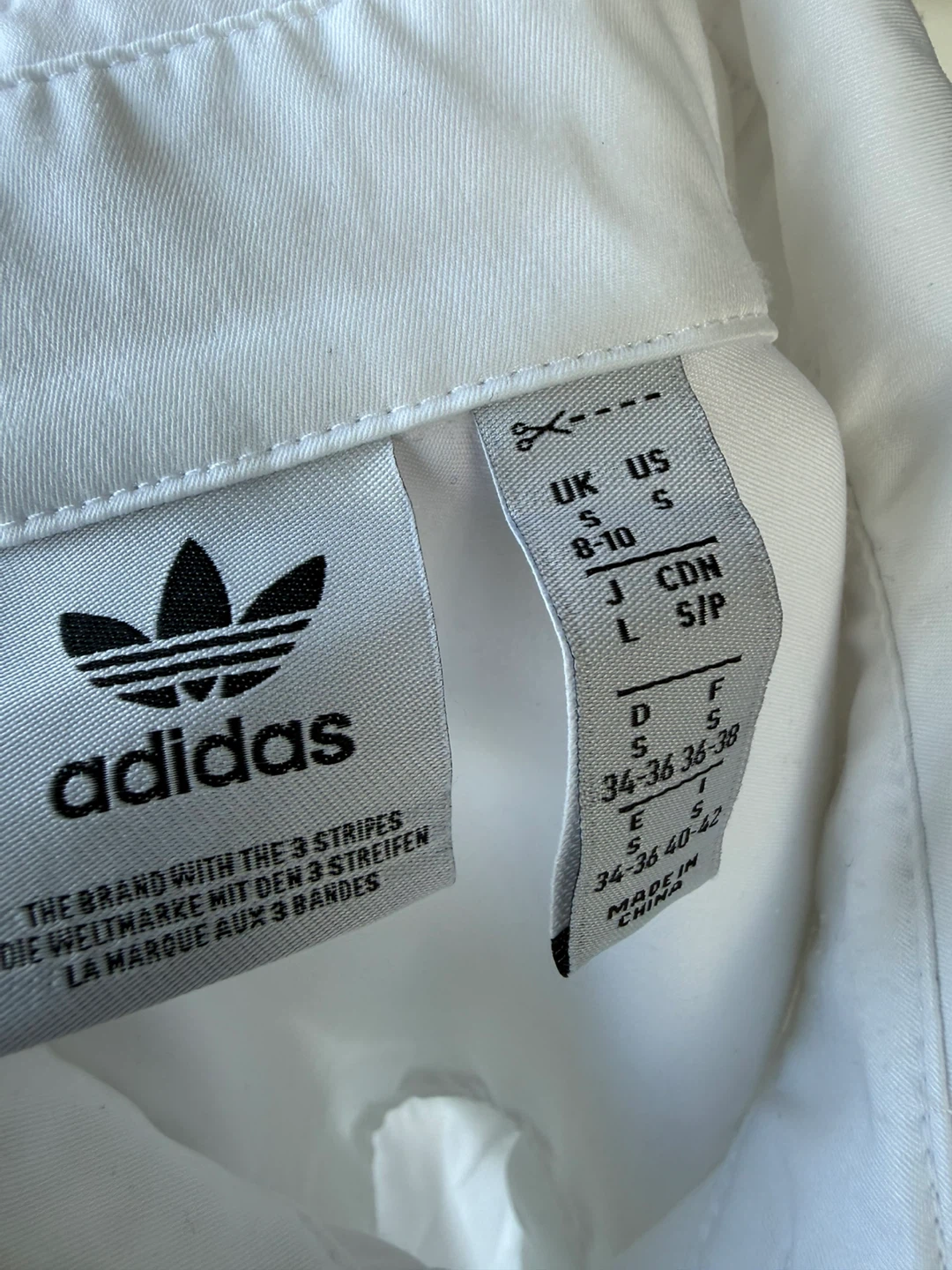 Adidas White Button-Up Shirt size small - photo 5