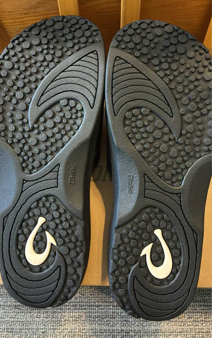 New OluKai Nalu Slide Sandals - Men's Size 13 - Black - photo 4