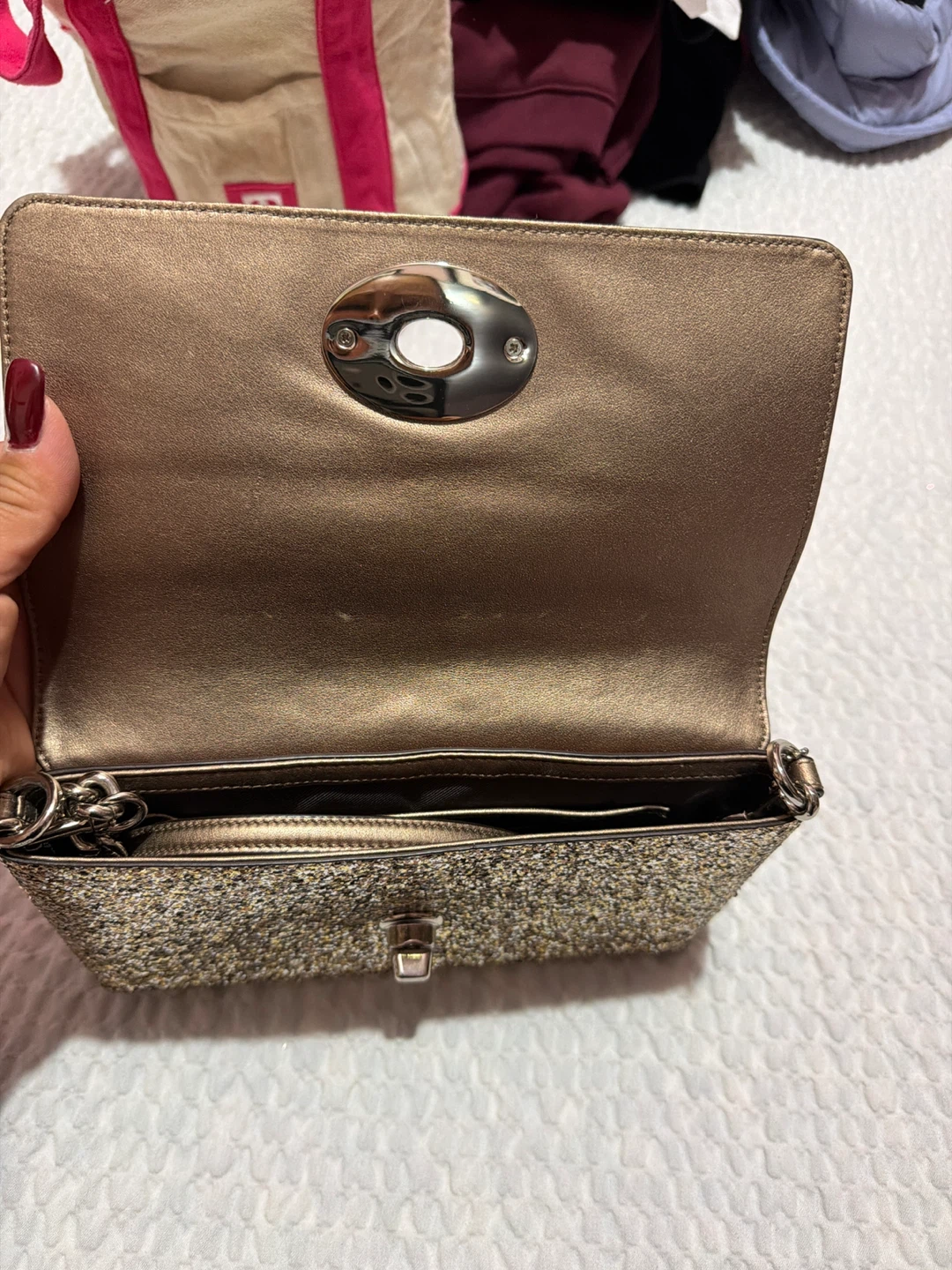 Coach Metallic Glitter Wristlet - photo 2