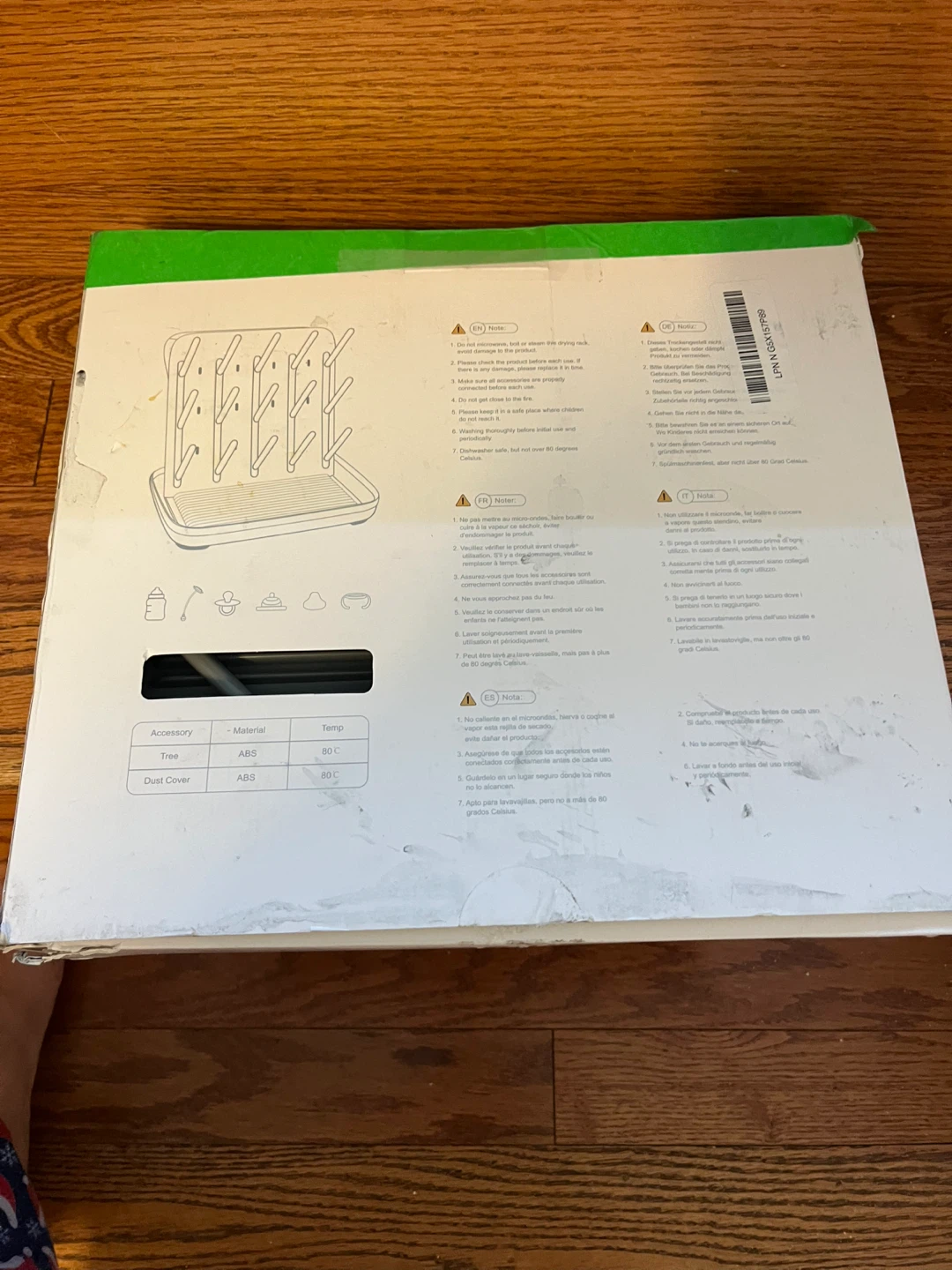 Lifewit Baby Bottle Drying Rack for 15 Bottles - White & Gray - photo 2